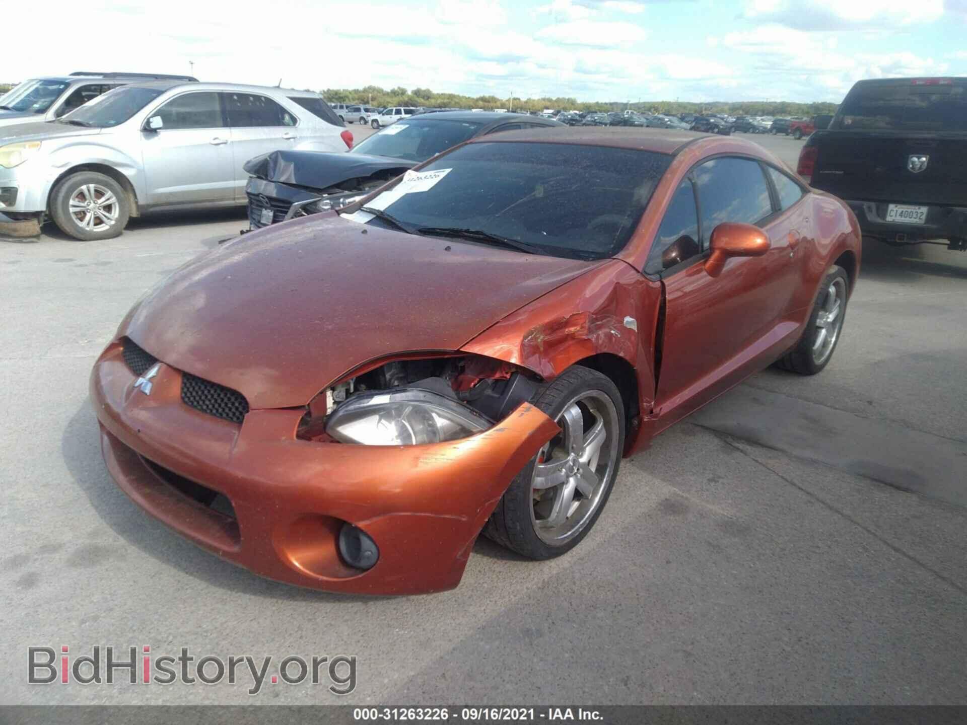 2007 MITSUBISHI ECLIPSE - VIN: 4A3AK24F27E027042 - Фото 2