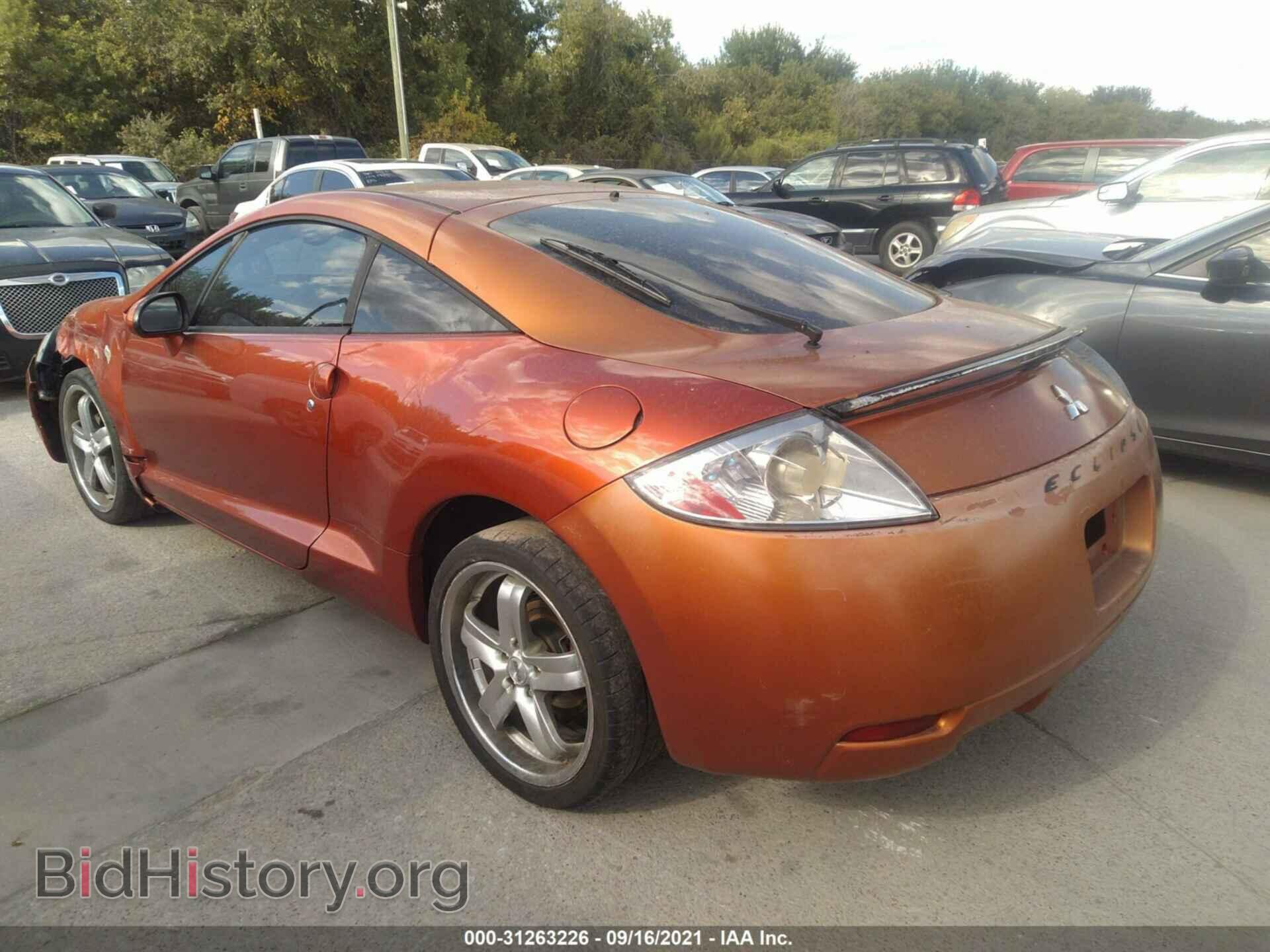 2007 MITSUBISHI ECLIPSE - VIN: 4A3AK24F27E027042 - Фото 3