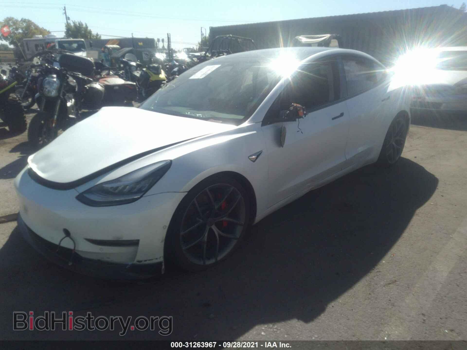 2019 TESLA MODEL 3 - VIN: 5YJ3E1EBXKF487212 - Фото 2