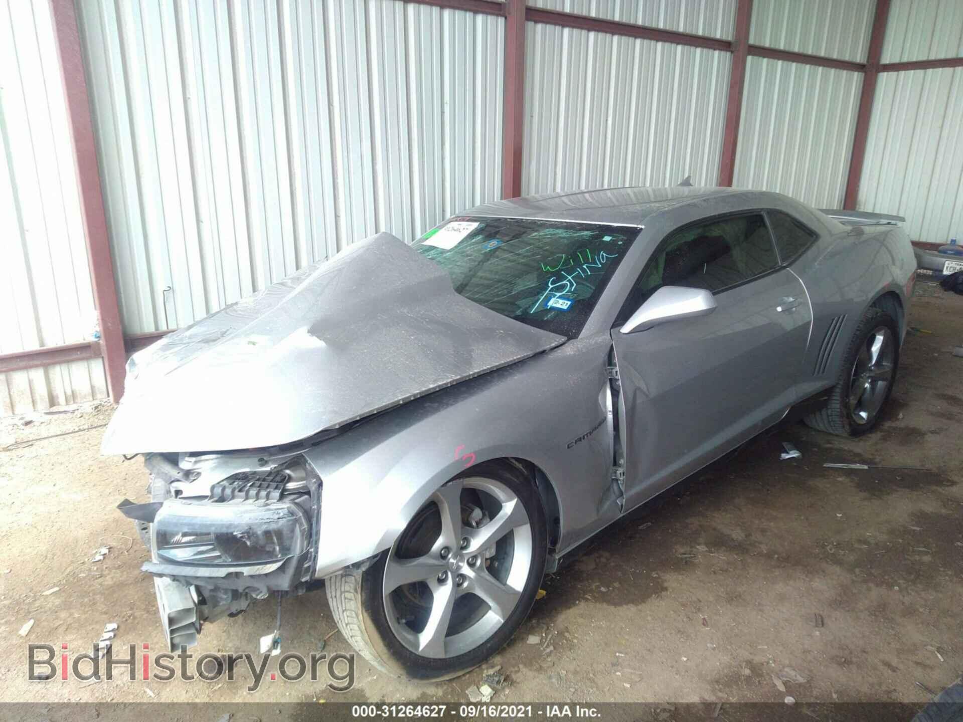 2014 CHEVROLET CAMARO - VIN: 2G1FC1E33E9140351 - Фото 2