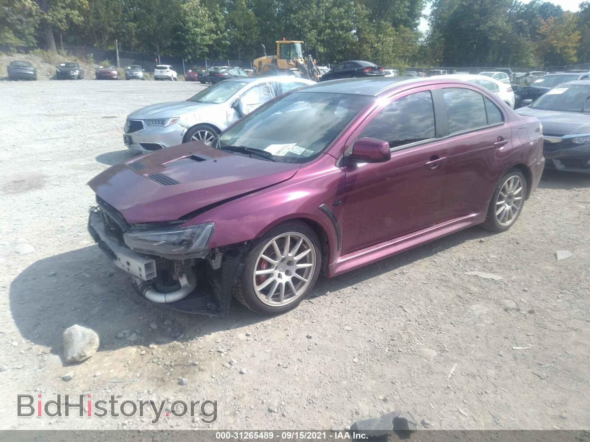 2014 MITSUBISHI LANCER EVOLUTION - VIN: JA32W8FVXEU000241 - Photo 2