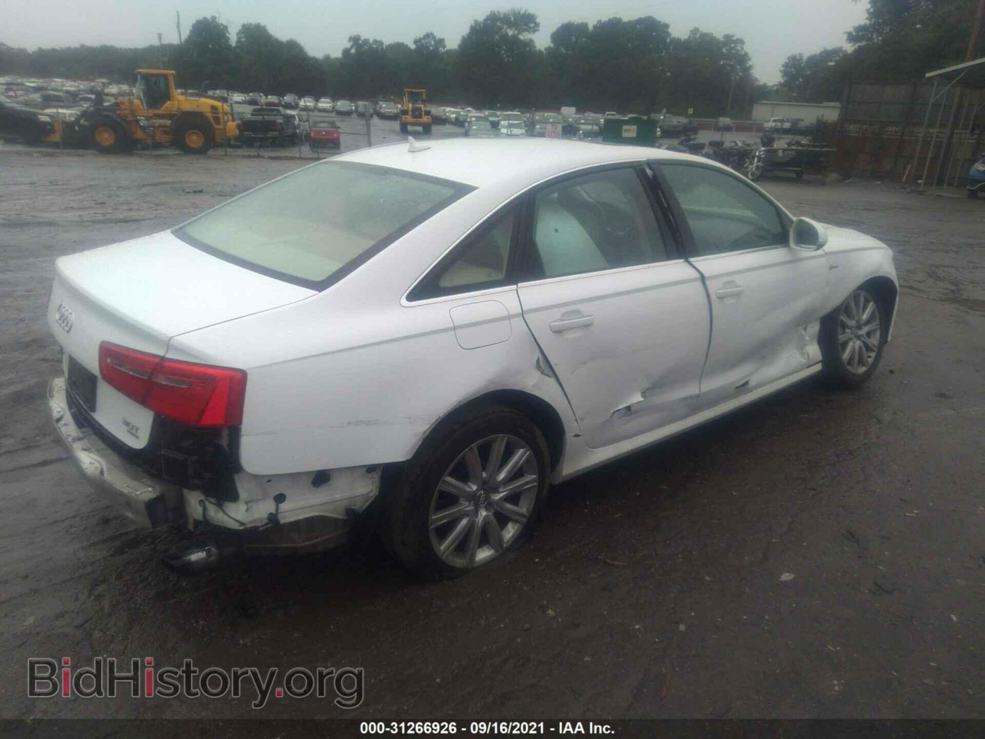 2013 AUDI A6 - VIN: WAUHGAFC8DN003725 - Фото 4