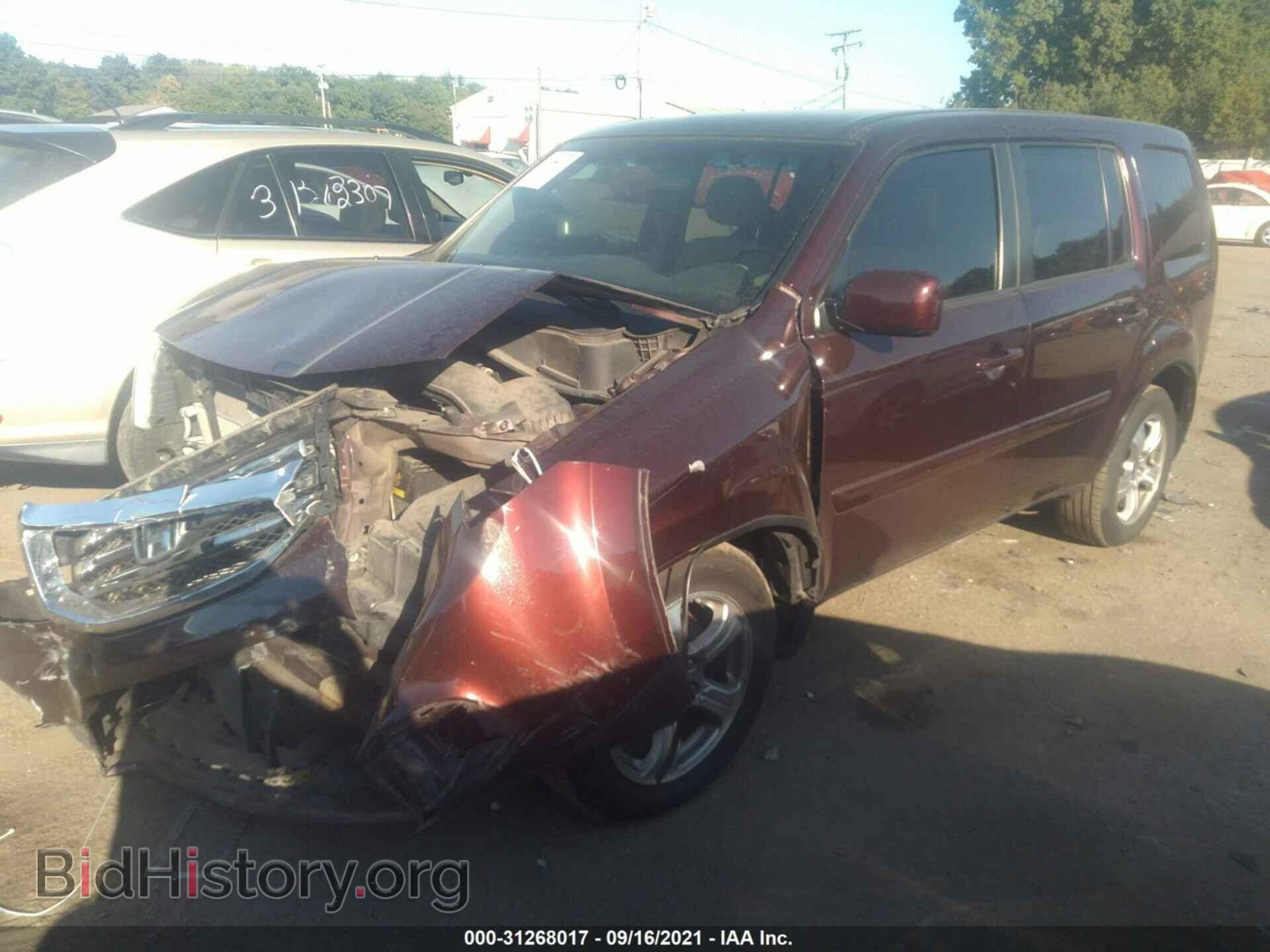 2012 HONDA PILOT - VIN: 5FNYF4H44CB067500 - Фото 2