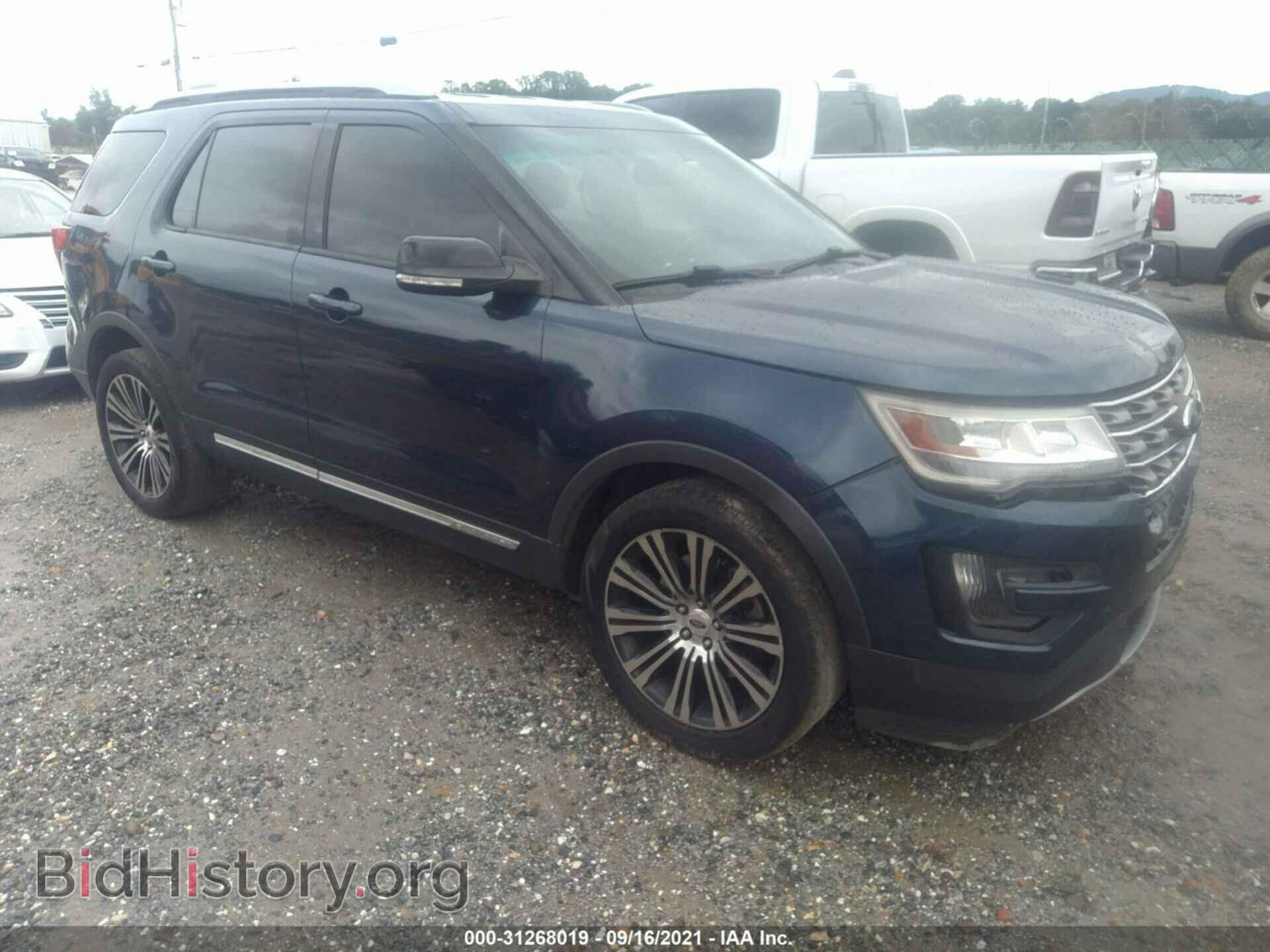 Фотография 1FM5K7D86GGA52996 - FORD EXPLORER 2016