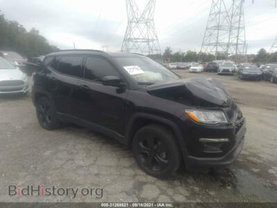 2021 Jeep COMPASS Altitude, черный — VIN 3C4NJDBB2MT513672, IAAI