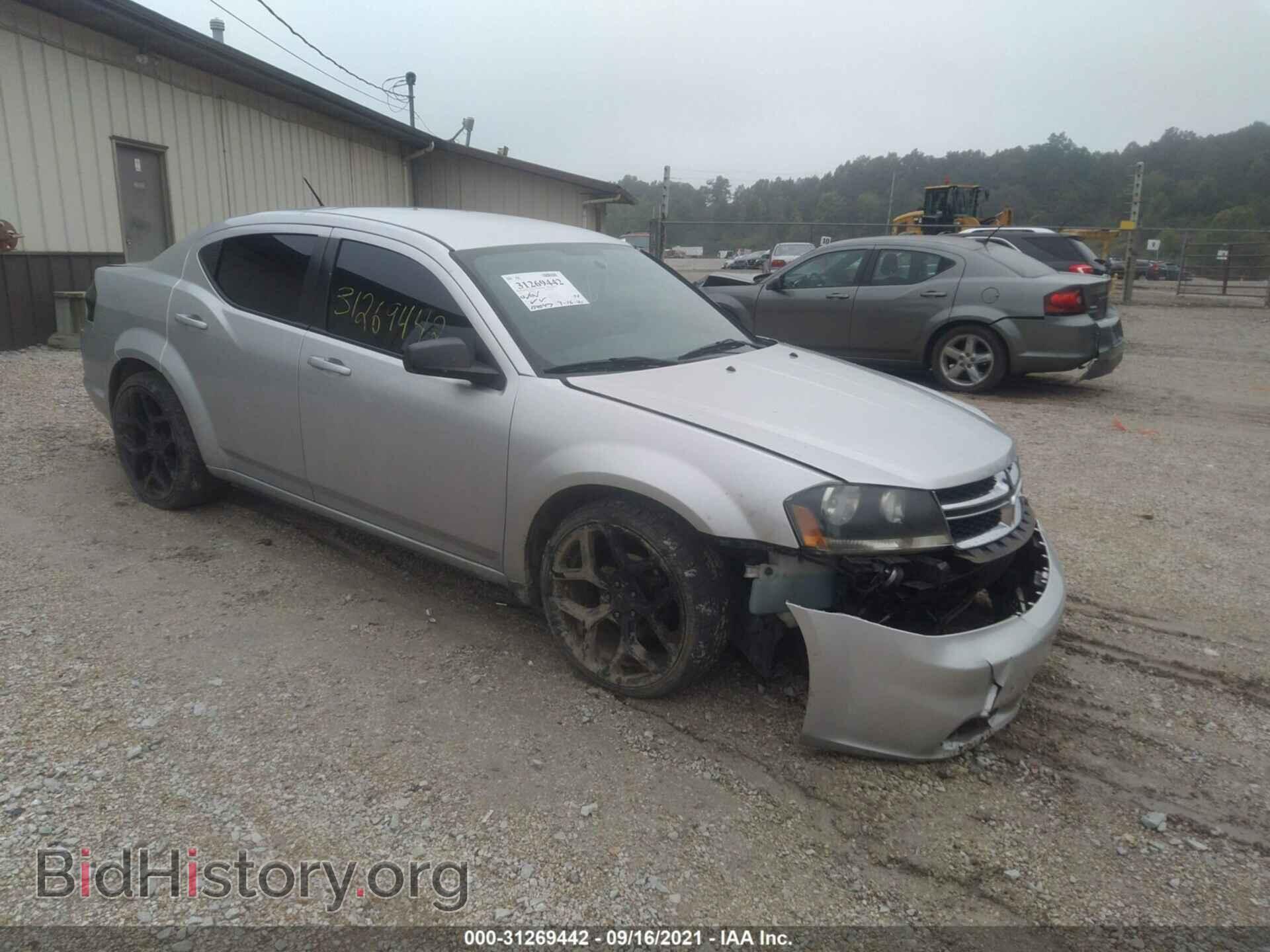 Photo 1C3CDZAB2CN265472 - DODGE AVENGER 2012