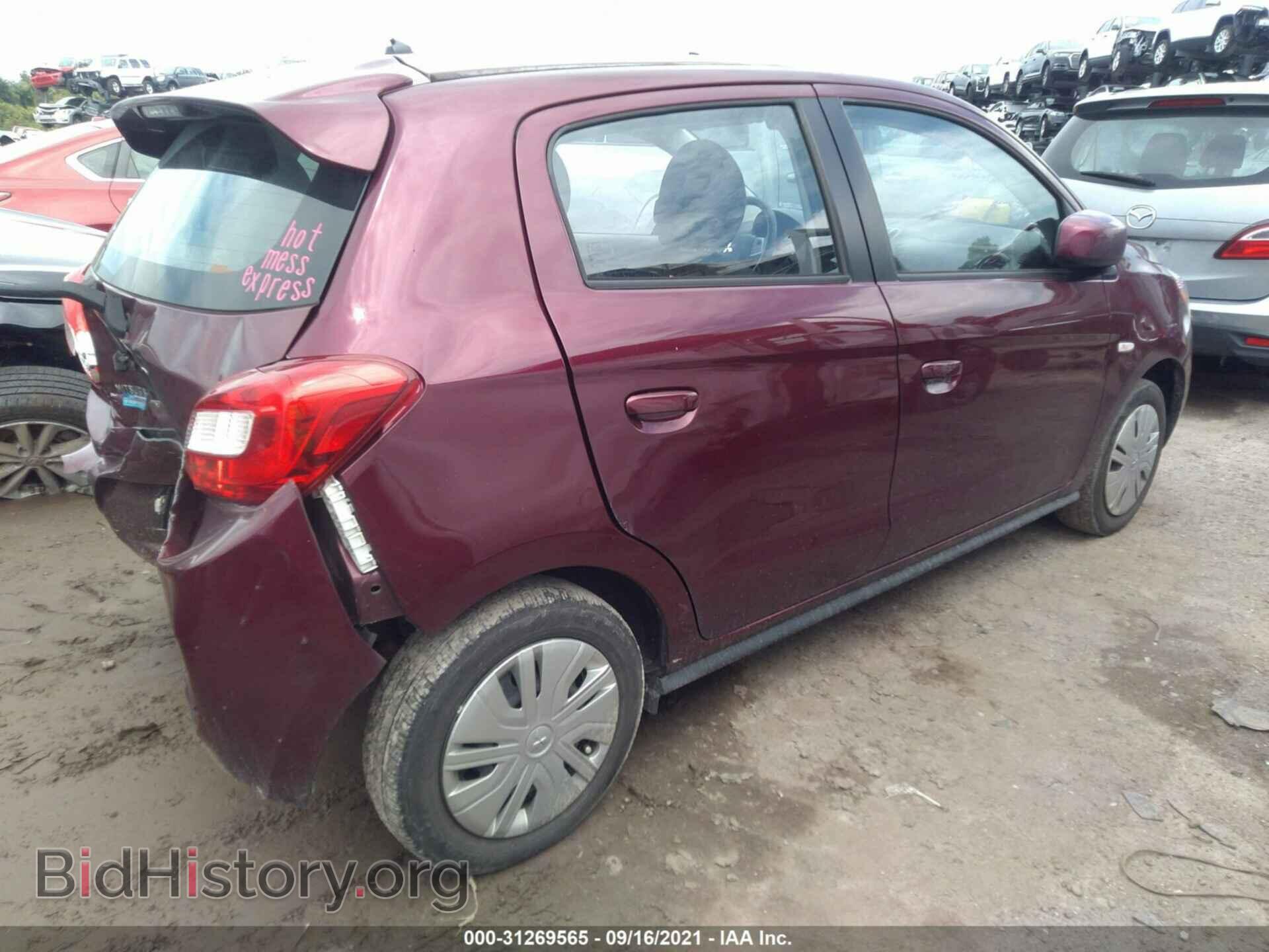 2019 MITSUBISHI MIRAGE - VIN: ML32A3HJ3KH005155 - Фото 4
