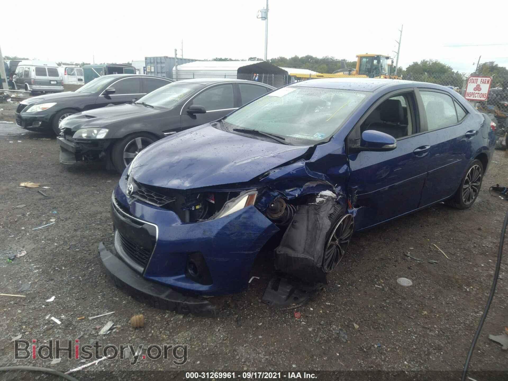 2014 TOYOTA COROLLA - VIN: 2T1BURHE3EC160890 - Фото 2
