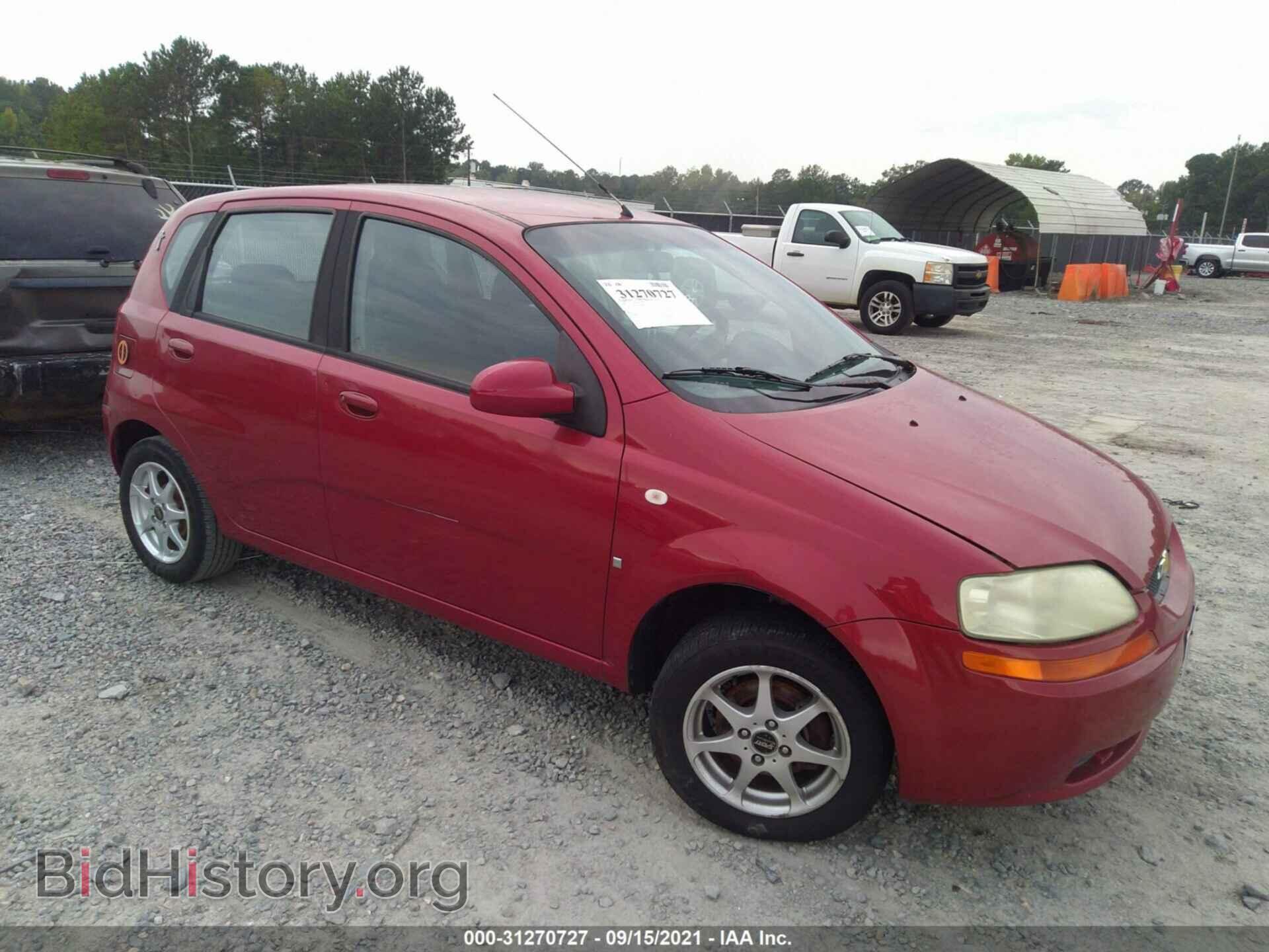 Фотография KL1TD66617B720882 - CHEVROLET AVEO 2007