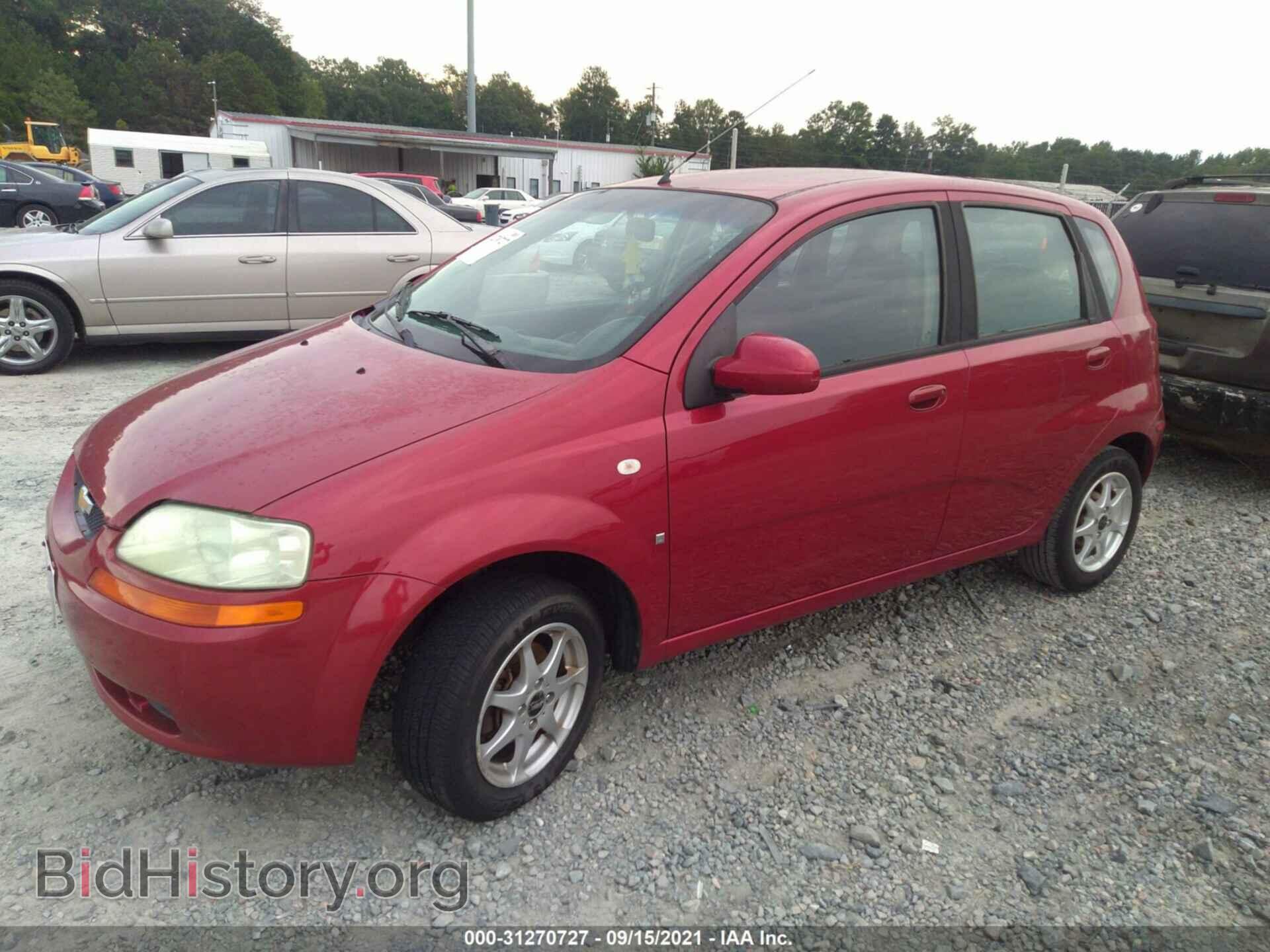 2007 CHEVROLET AVEO - VIN: KL1TD66617B720882 - Фото 2