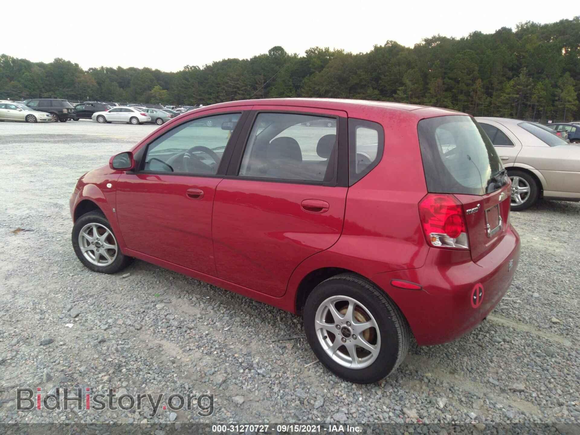 2007 CHEVROLET AVEO - VIN: KL1TD66617B720882 - Фото 3