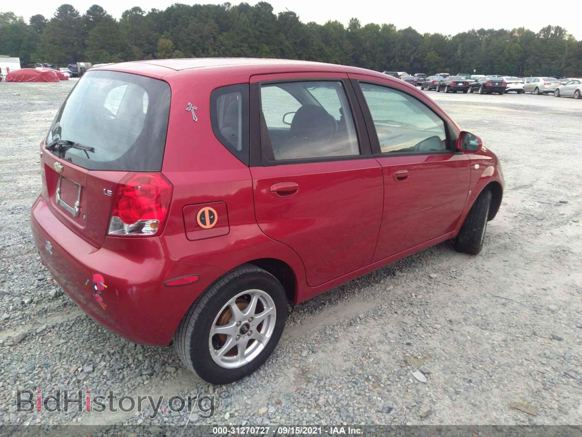 2007 CHEVROLET AVEO - VIN: KL1TD66617B720882 - Фото 4
