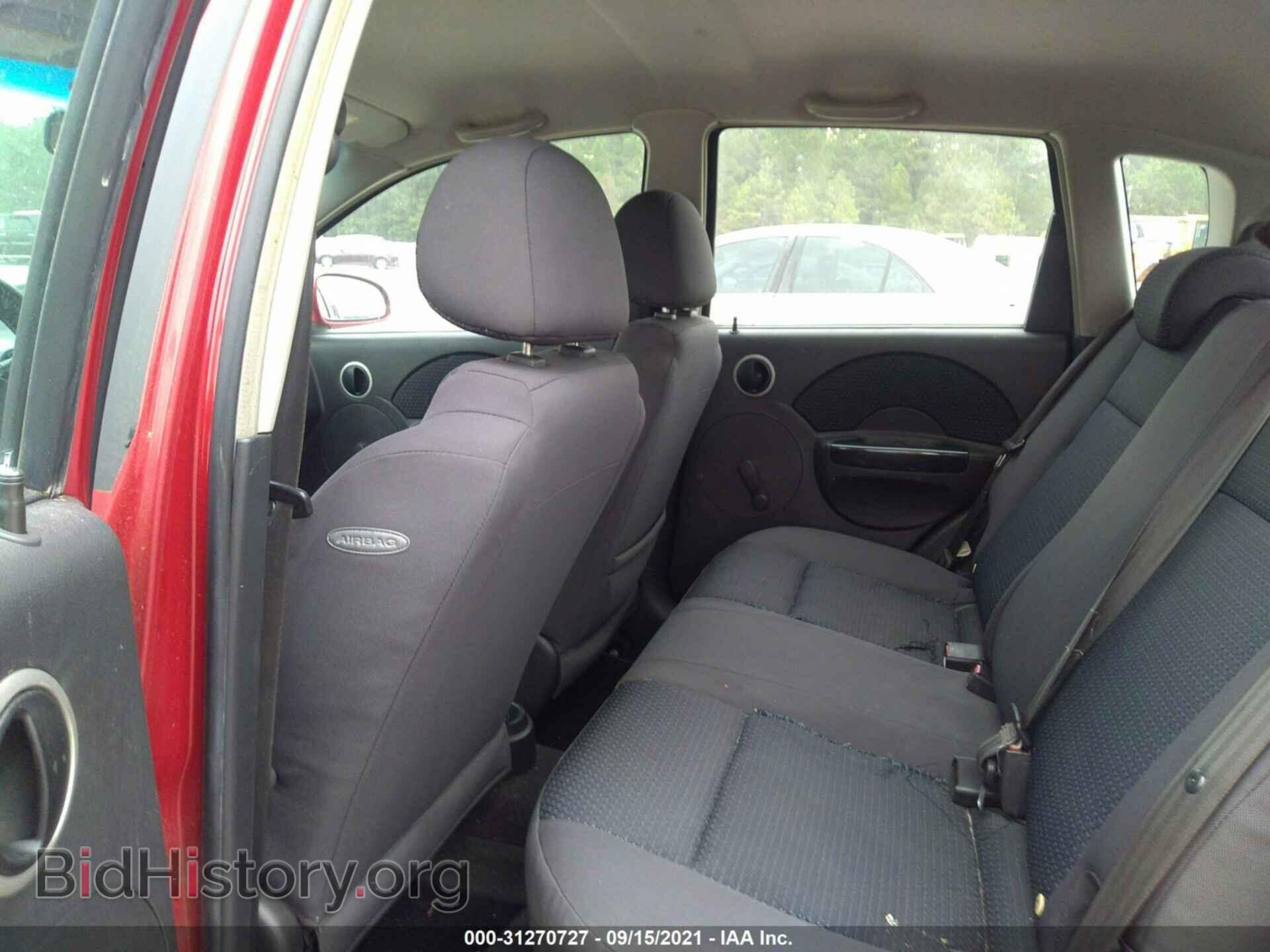 2007 CHEVROLET AVEO - VIN: KL1TD66617B720882 - Фото 8