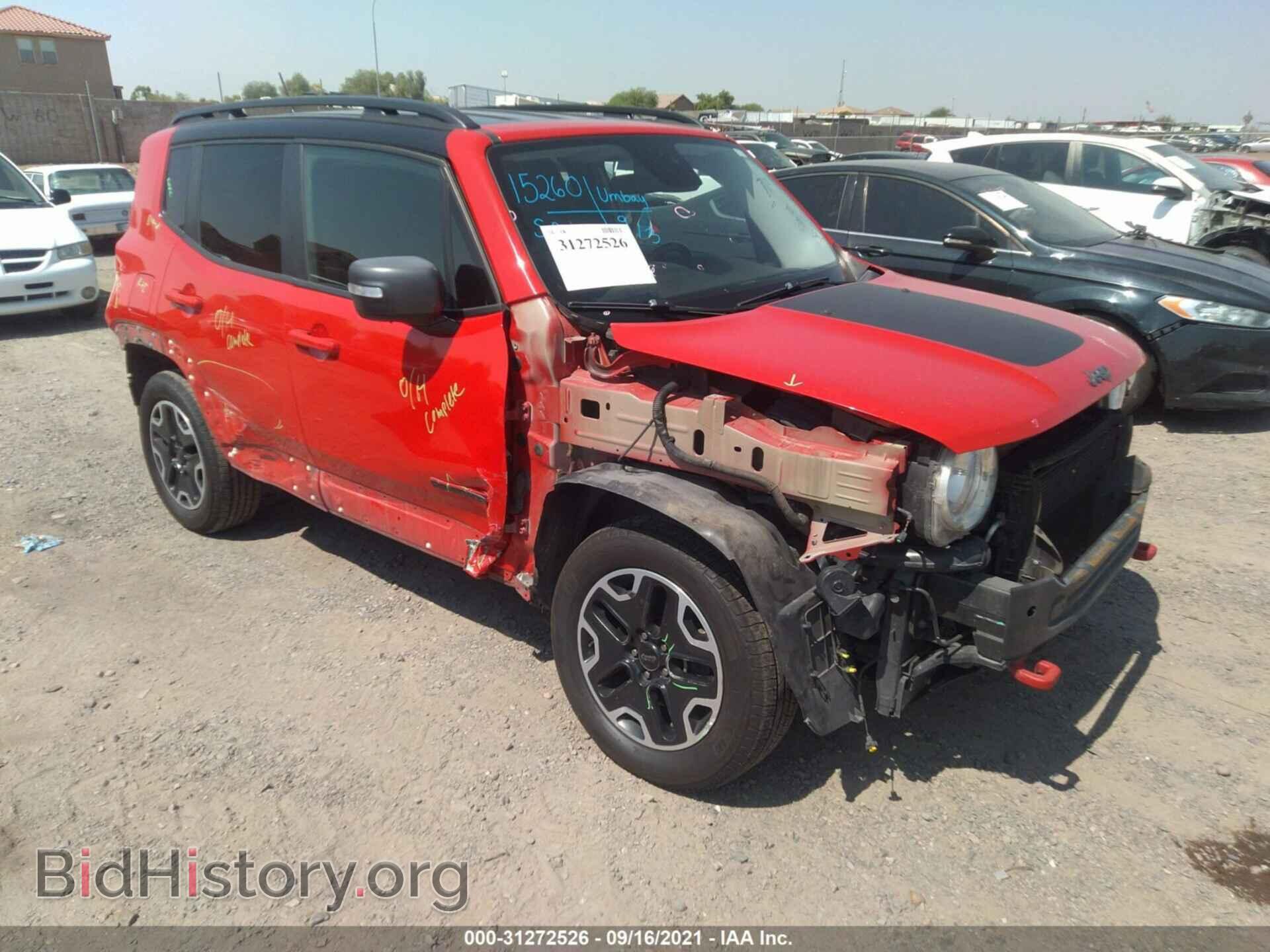 Photo ZACCJBCT3GPD08344 - JEEP RENEGADE 2016