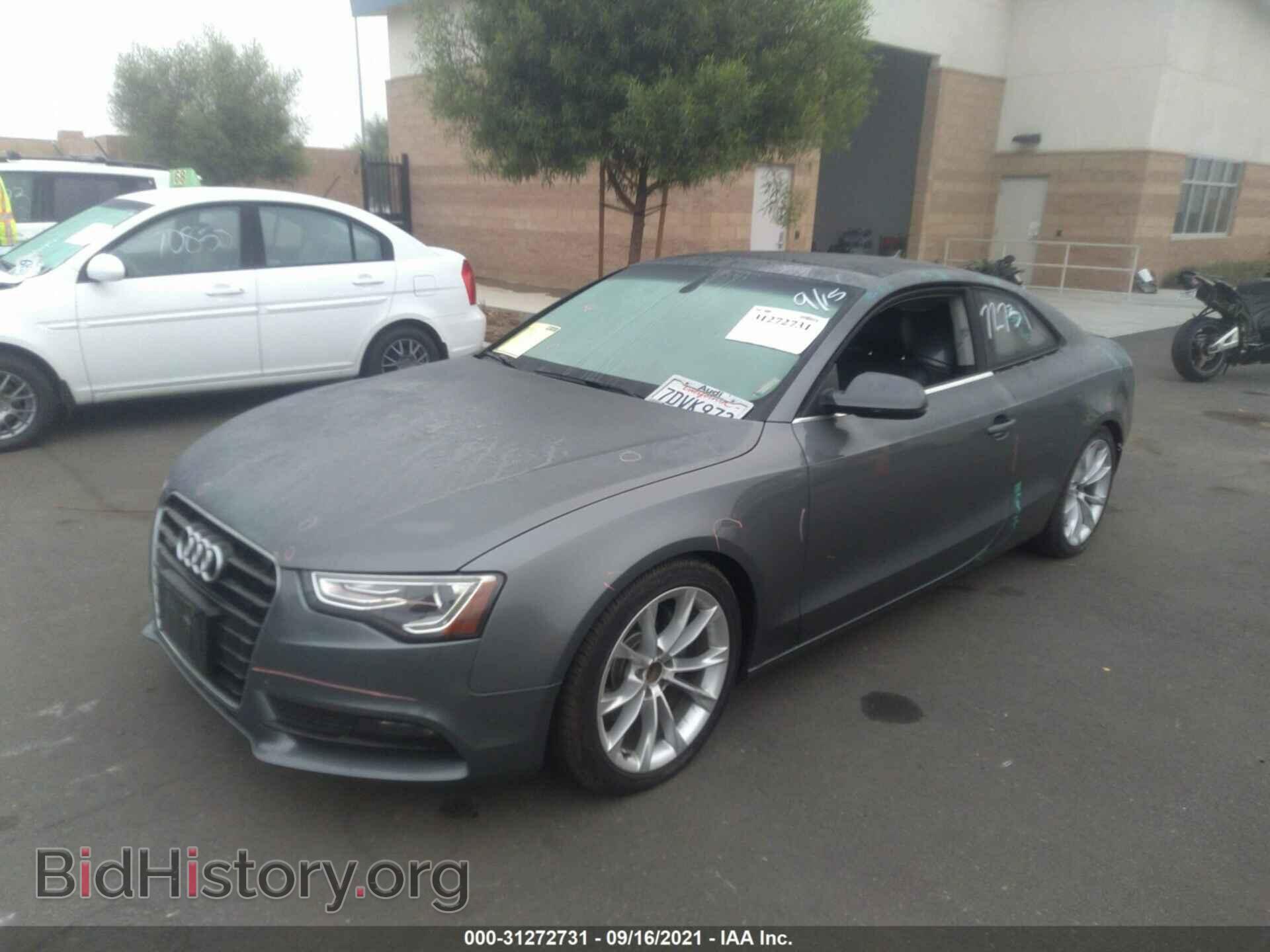 2014 AUDI A5 - VIN: WAUCFAFR6EA020629 - Фото 2