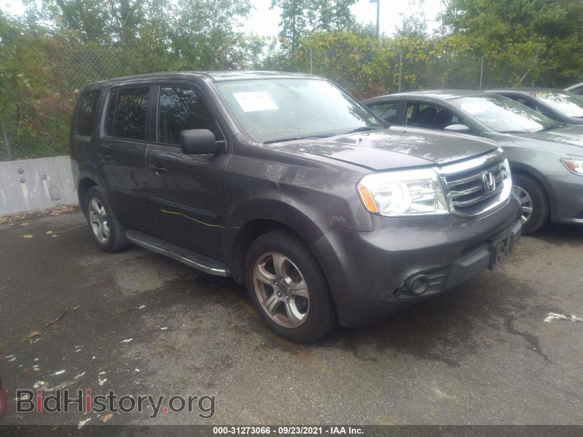Photo 5FNYF4H25EB026651 - HONDA PILOT 2014