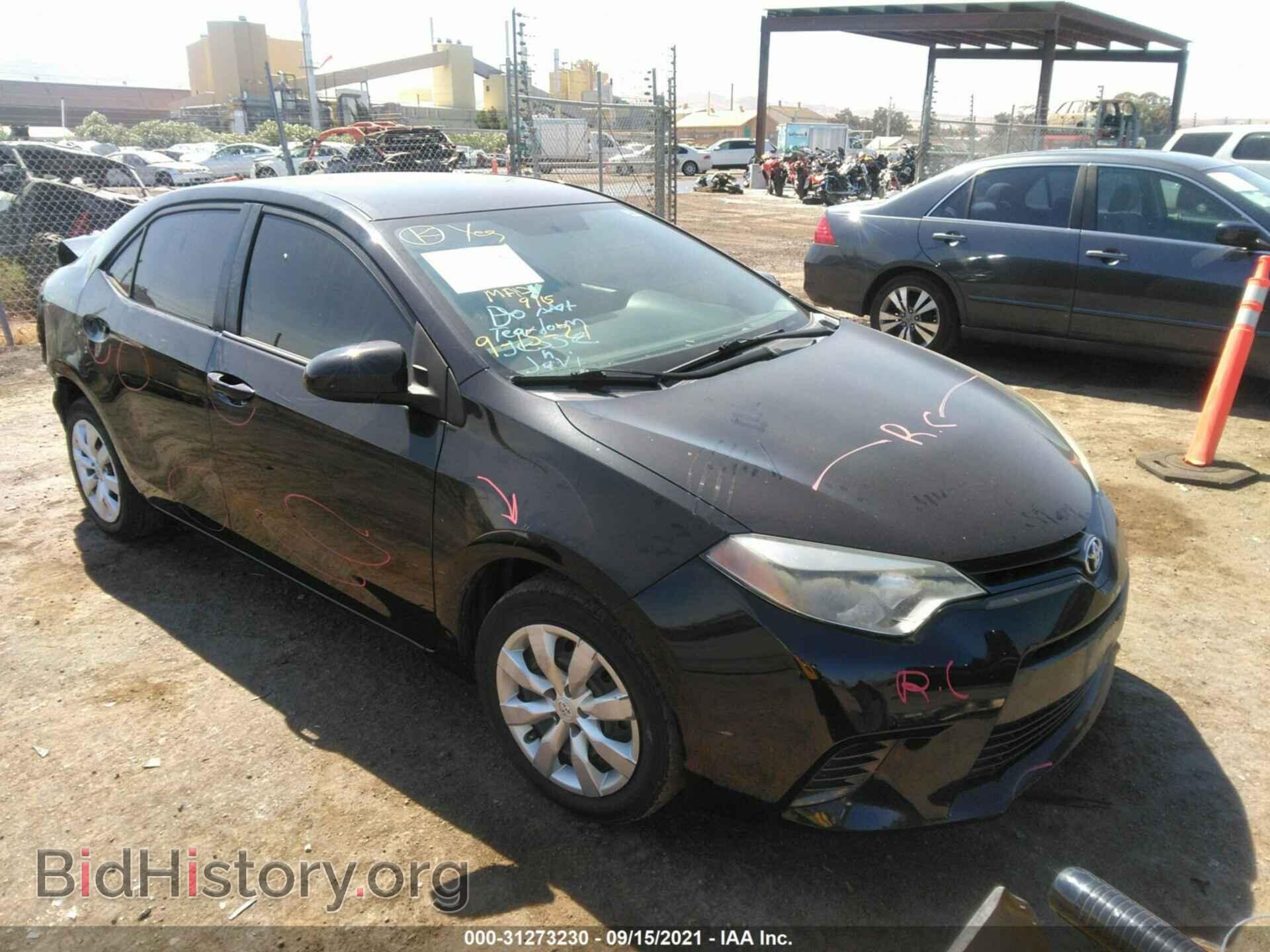 Фотография 5YFBURHE1FP321691 - TOYOTA COROLLA 2015