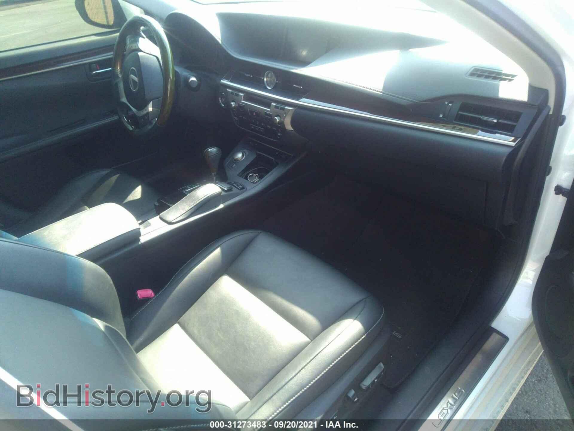 2013 LEXUS ES 350 - VIN: JTHBK1GG3D2025818 - Фото 5