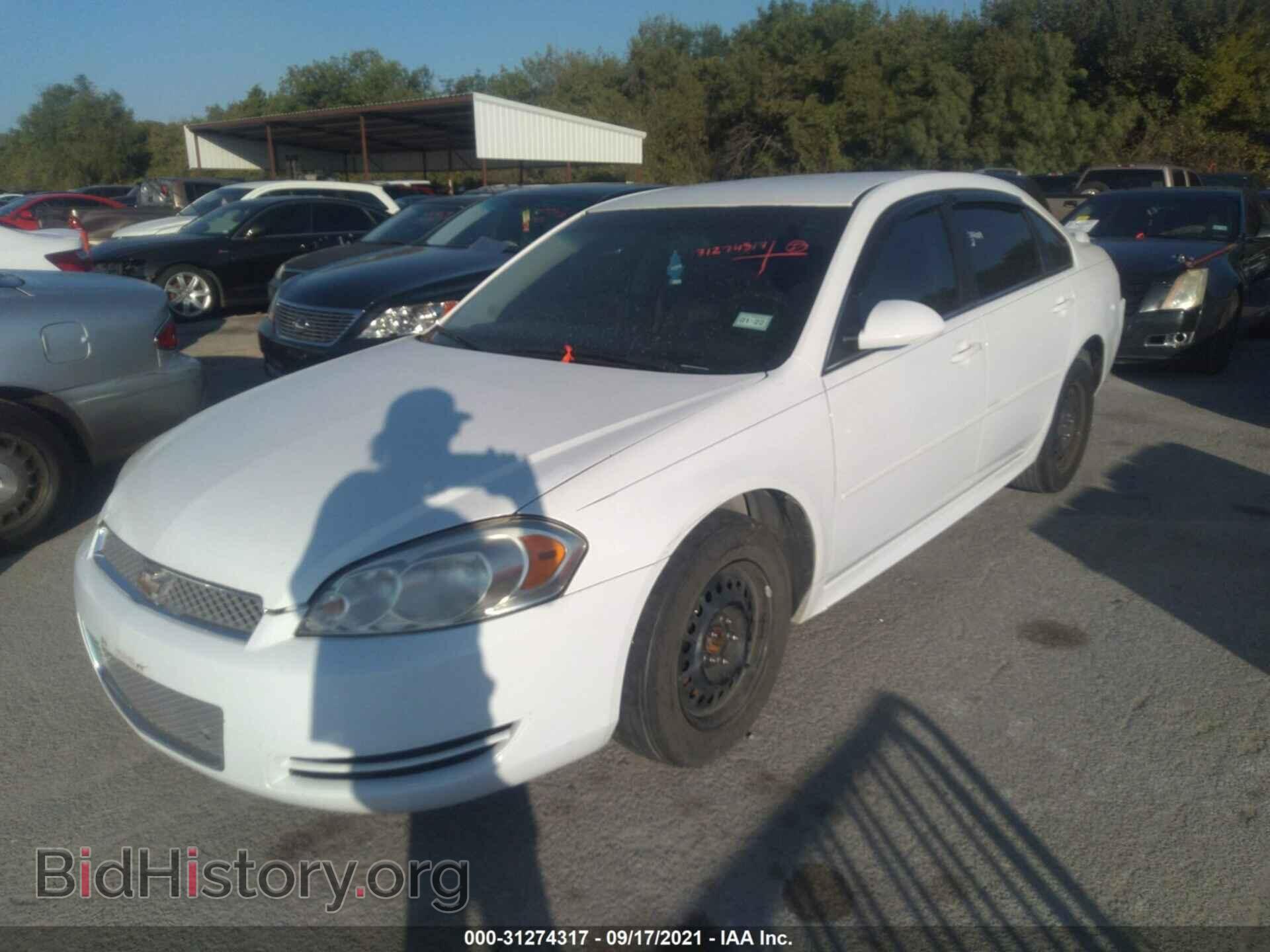 2012 CHEVROLET IMPALA - VIN: 2G1WF5E36C1142962 - Фото 2