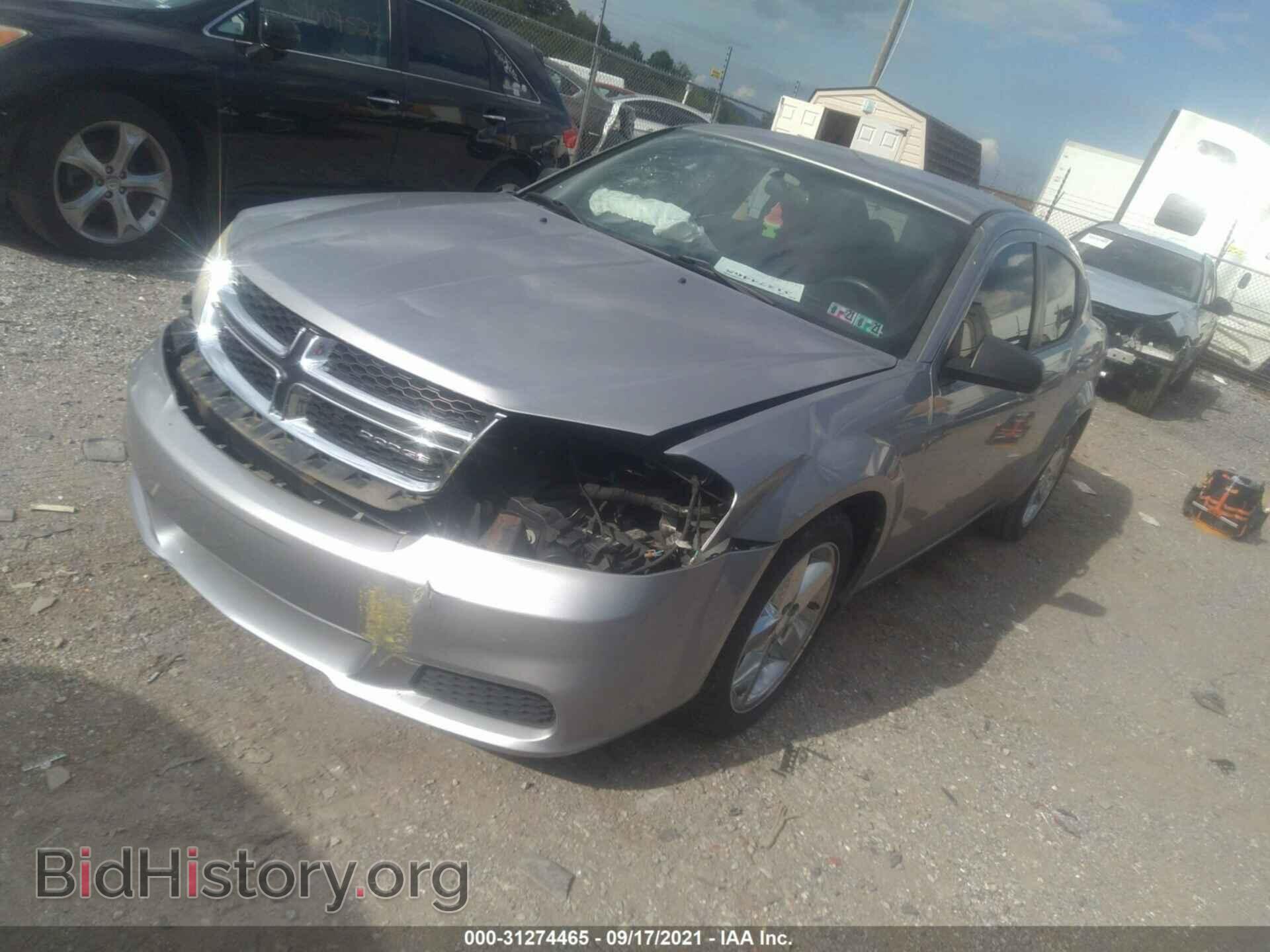 2013 DODGE AVENGER - VIN: 1C3CDZAB6DN564691 - Фото 2
