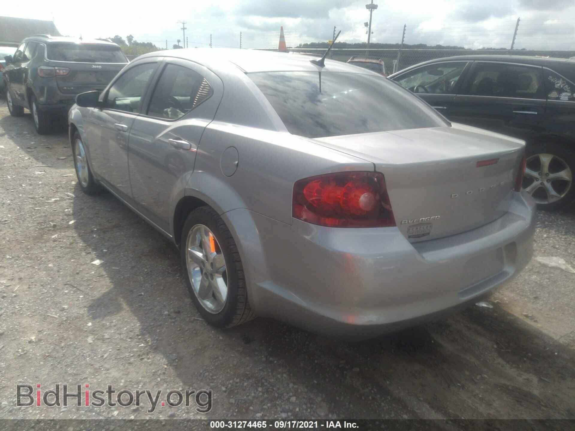 2013 DODGE AVENGER - VIN: 1C3CDZAB6DN564691 - Фото 3