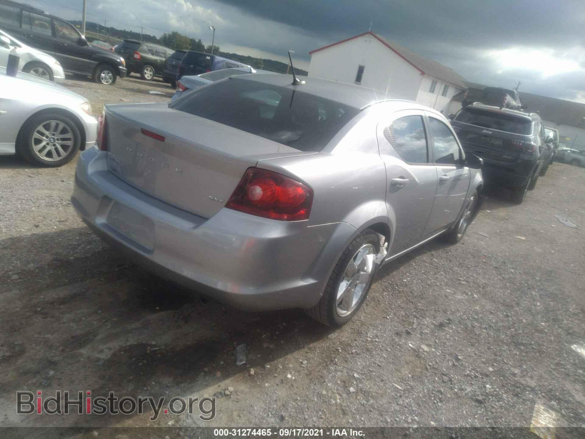 2013 DODGE AVENGER - VIN: 1C3CDZAB6DN564691 - Фото 4