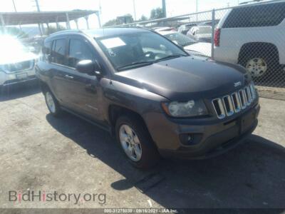 2014 Jeep COMPASS Sport, gray — VIN 1C4NJCBA5ED843170, IAAI
