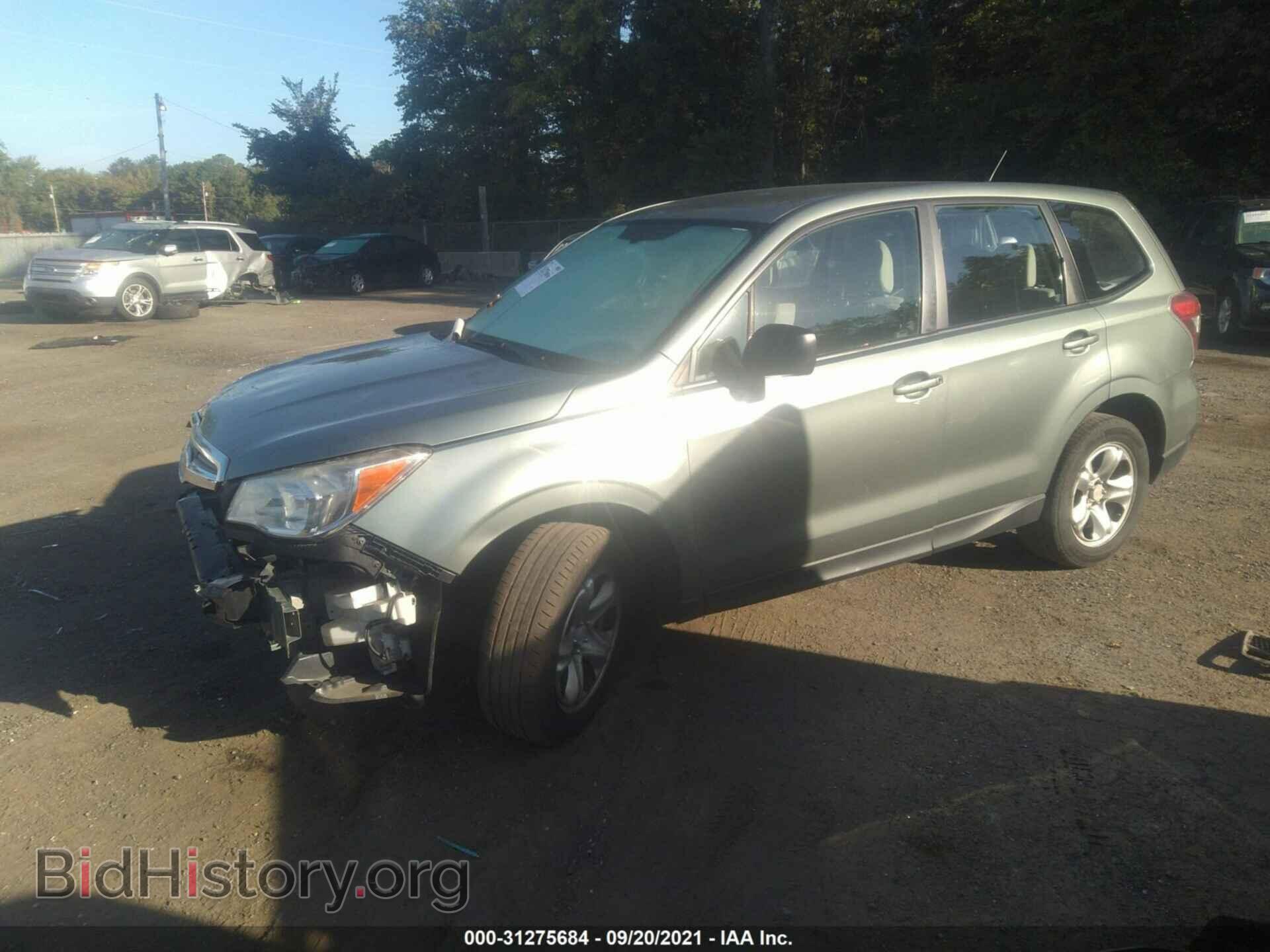 2014 SUBARU FORESTER - VIN: JF2SJAAC6EH412566 - Фото 2