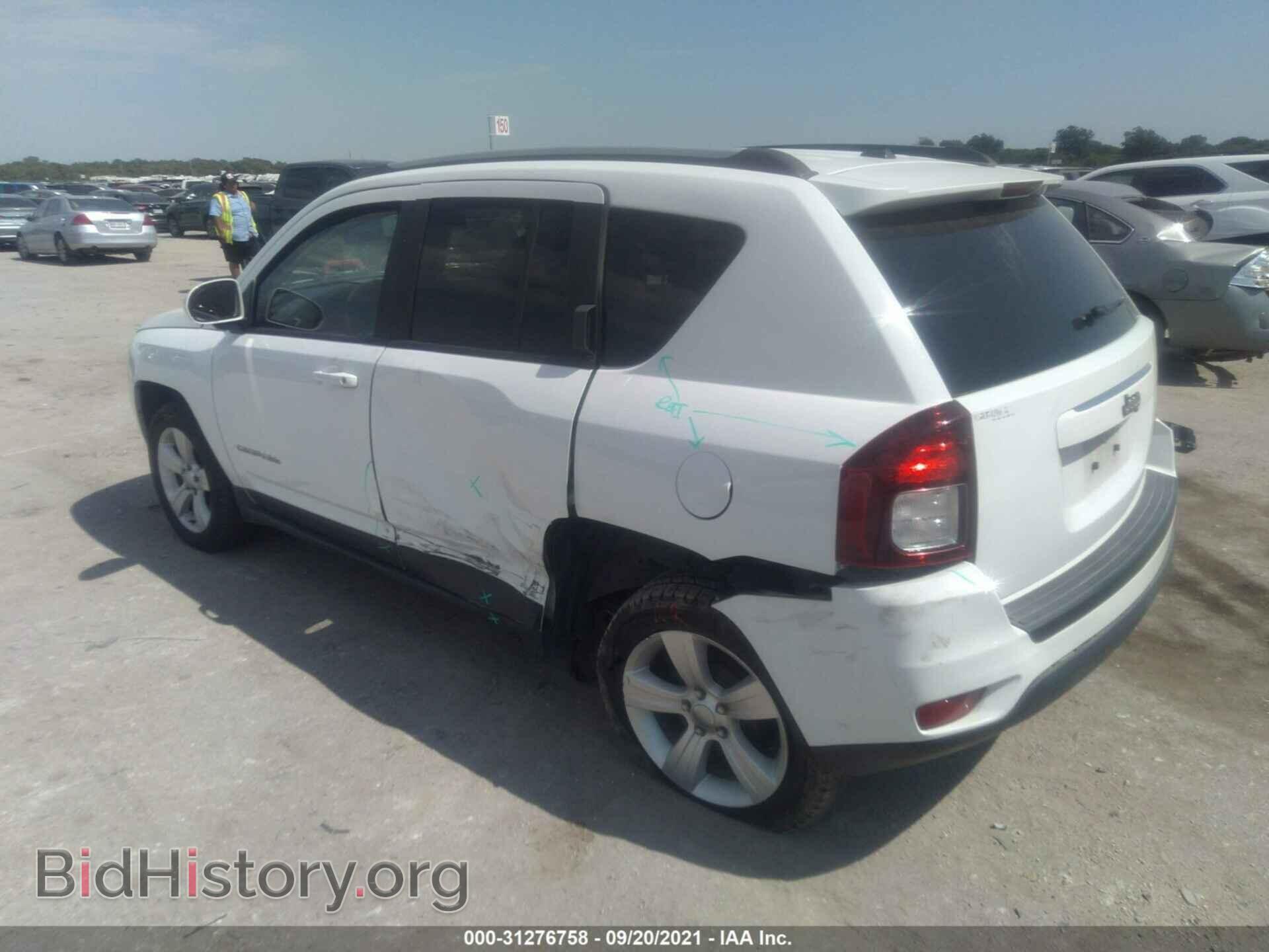 2016 JEEP COMPASS - VIN: 1C4NJCEAXGD628205 - Фото 3