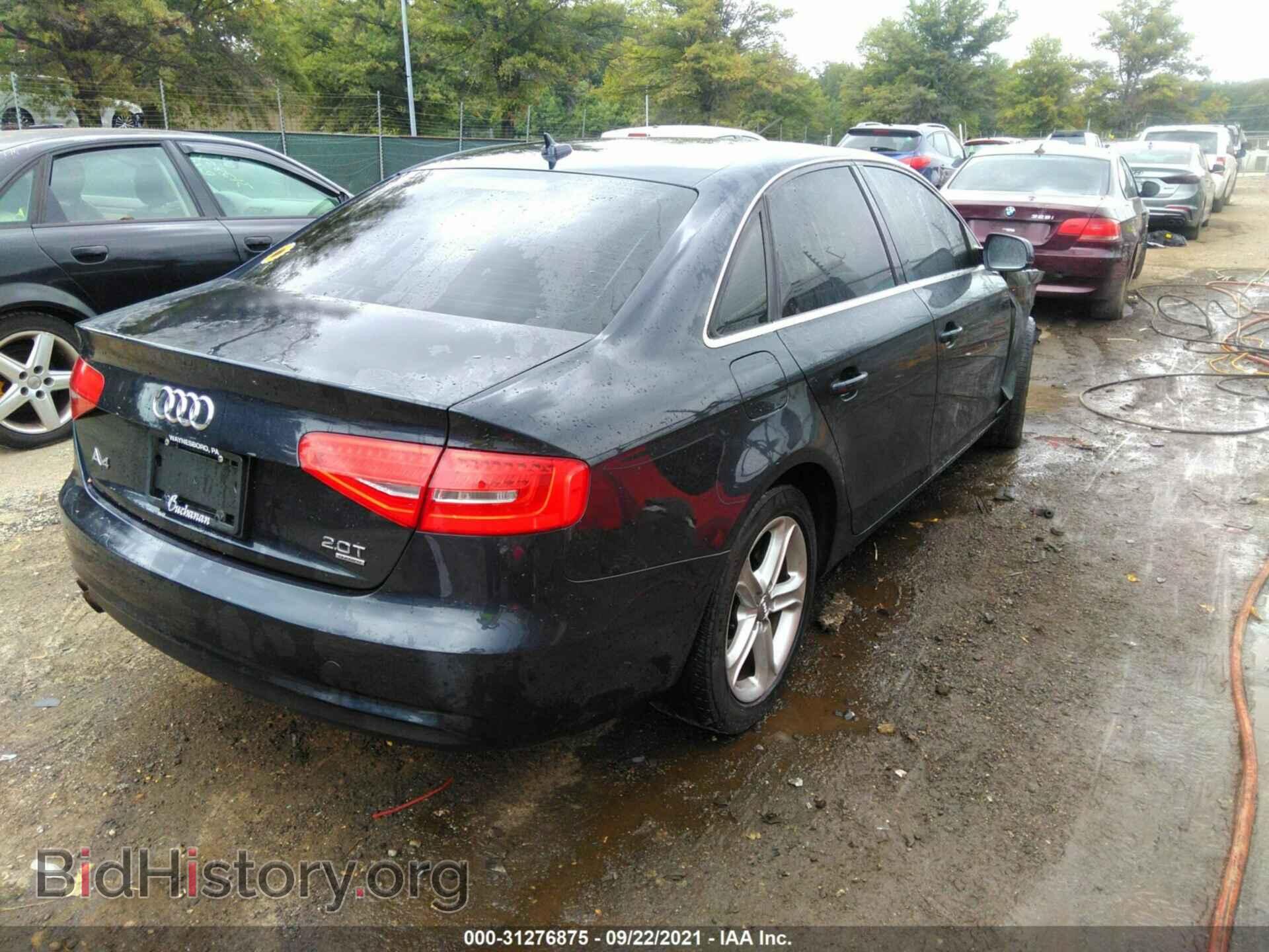 2013 AUDI A4 - VIN: WAUBFAFL6DN049496 - Фото 4