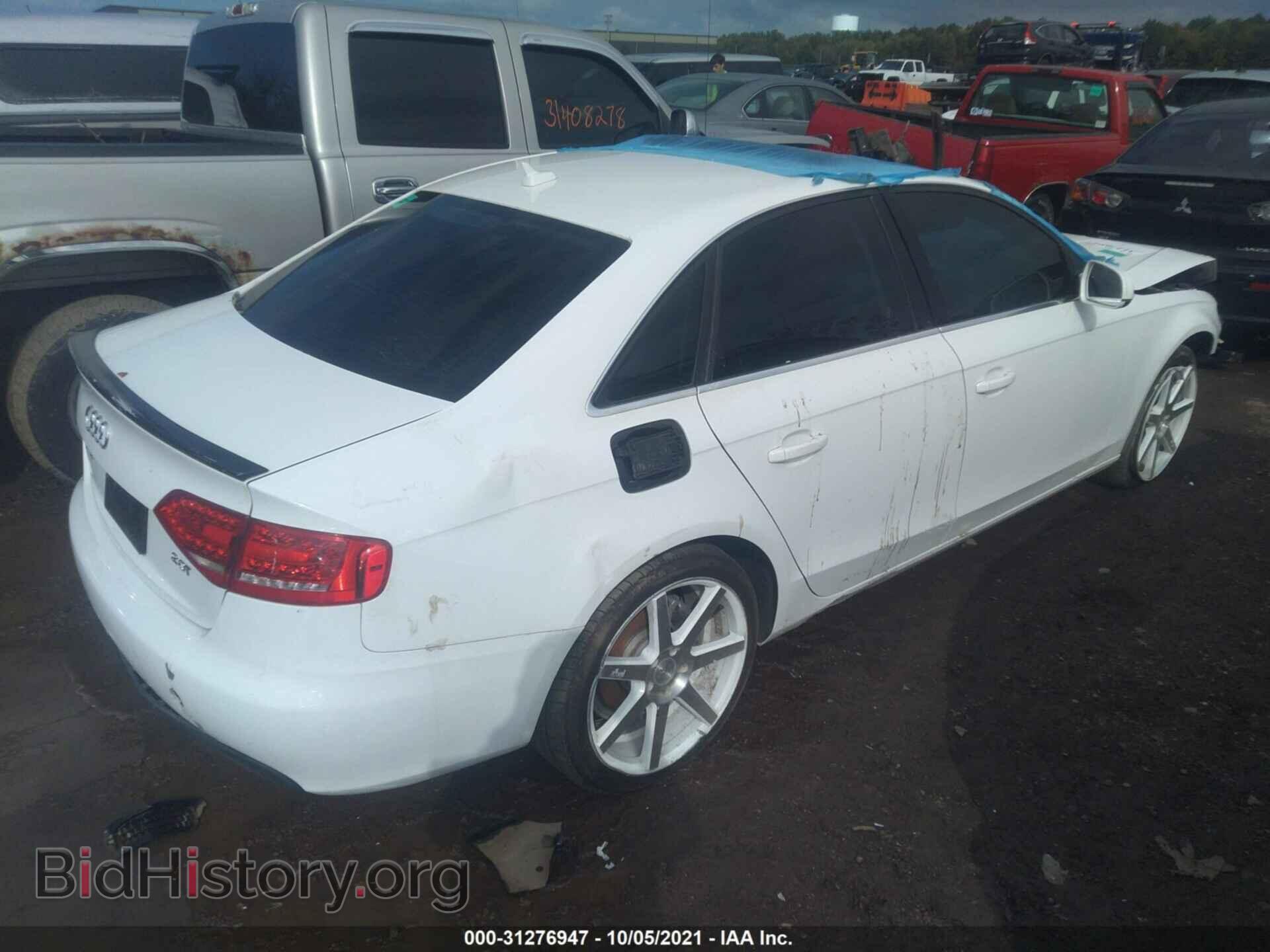 2012 AUDI A4 - VIN: WAUAFAFL5CN007508 - Фото 4