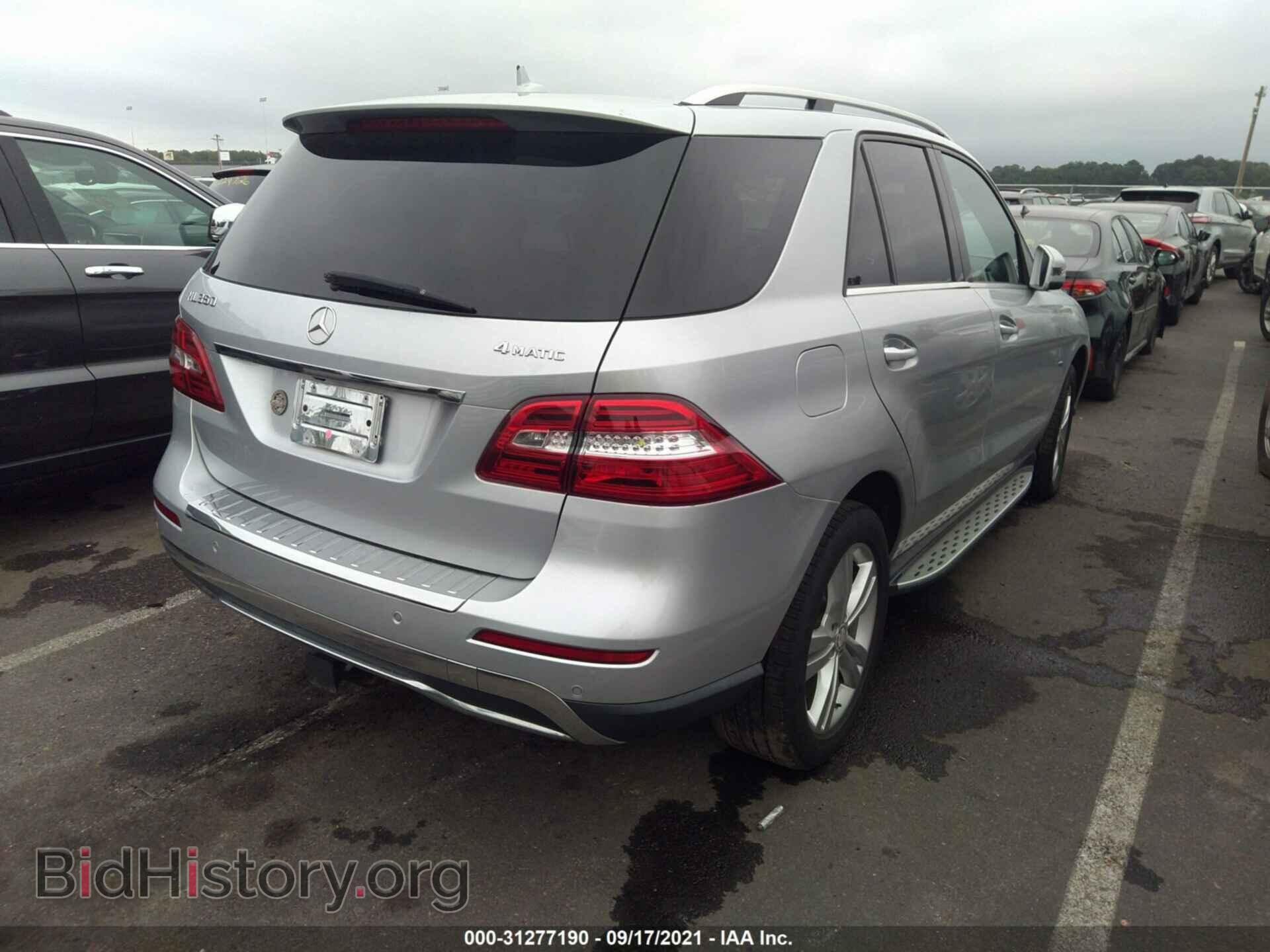 2012 MERCEDES-BENZ M-CLASS - VIN: 4JGDA5HB6CA041745 - Фото 4