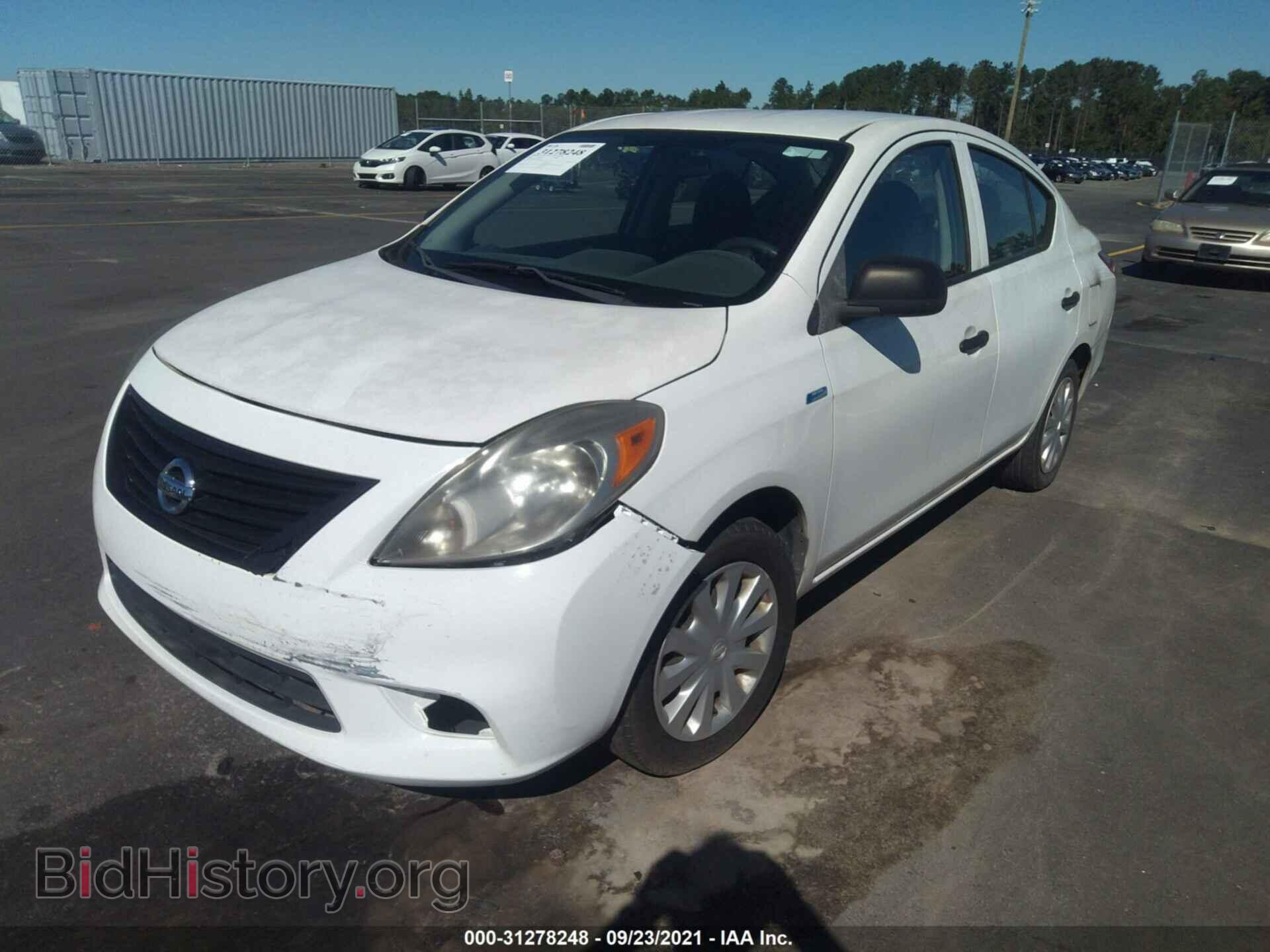 2012 NISSAN VERSA - VIN: 3N1CN7APXCL824715 - Фото 2
