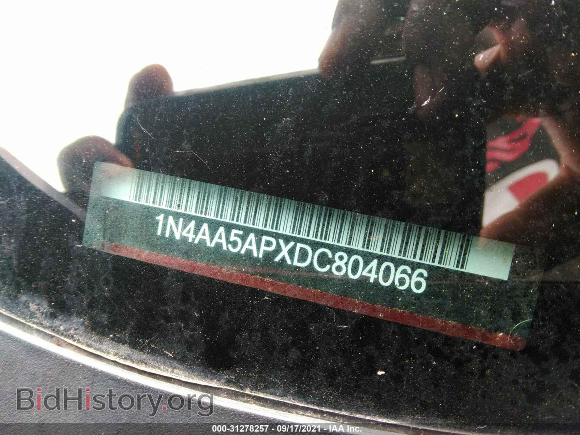 2013 NISSAN MAXIMA - VIN: 1N4AA5APXDC804066 - Фото 9