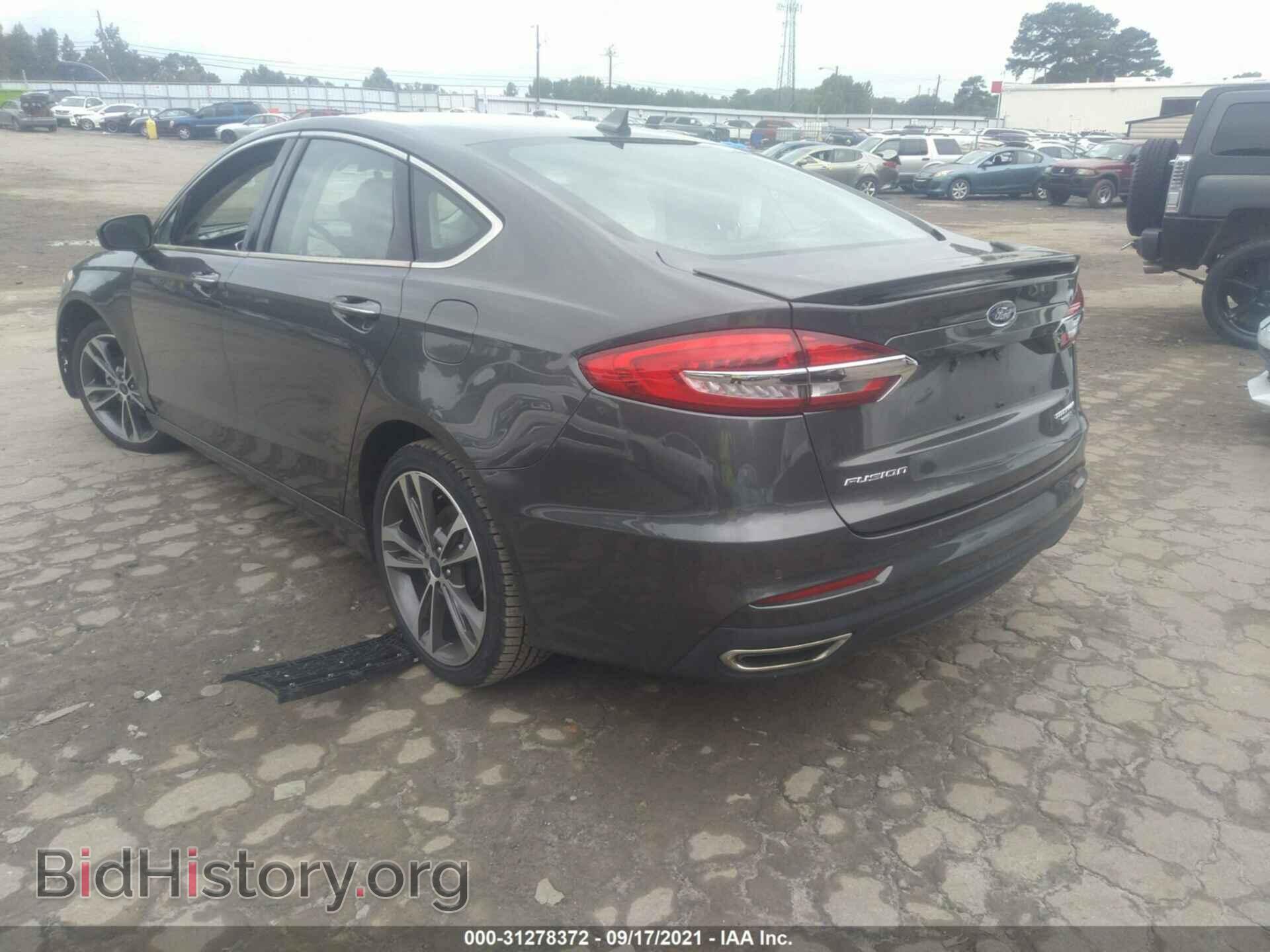 2019 FORD FUSION - VIN: 3FA6P0D93KR186768 - Фото 3