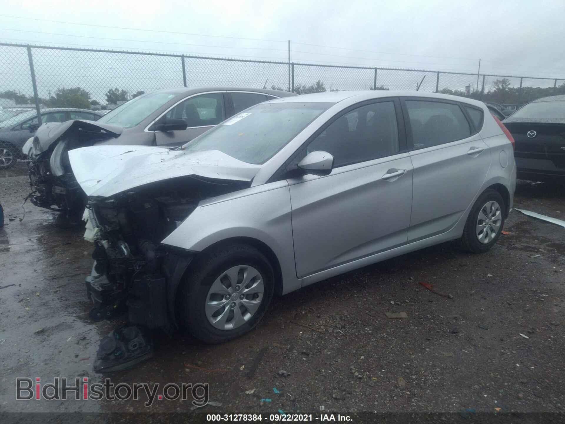 2015 HYUNDAI ACCENT - VIN: KMHCT5AEXFU228015 - Фото 2