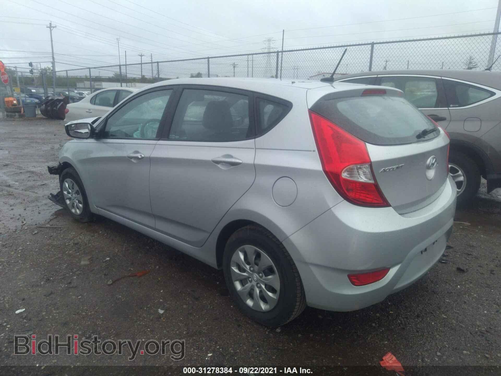 2015 HYUNDAI ACCENT - VIN: KMHCT5AEXFU228015 - Фото 3