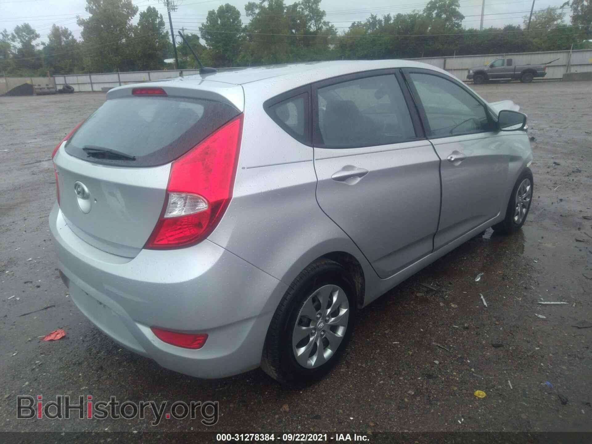 2015 HYUNDAI ACCENT - VIN: KMHCT5AEXFU228015 - Фото 4