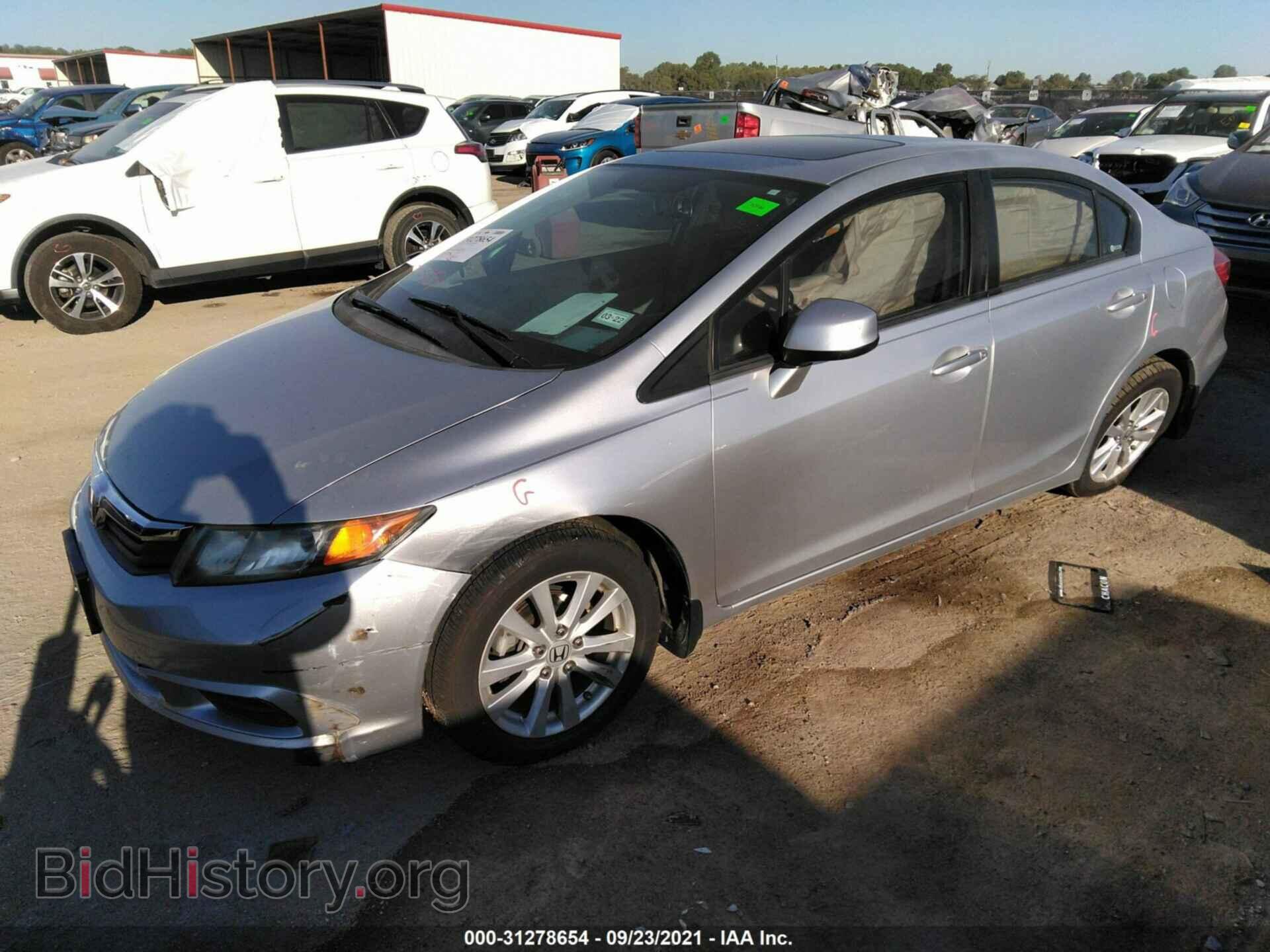 2012 HONDA CIVIC SDN - VIN: 2HGFB2F90CH548796 - Фото 2