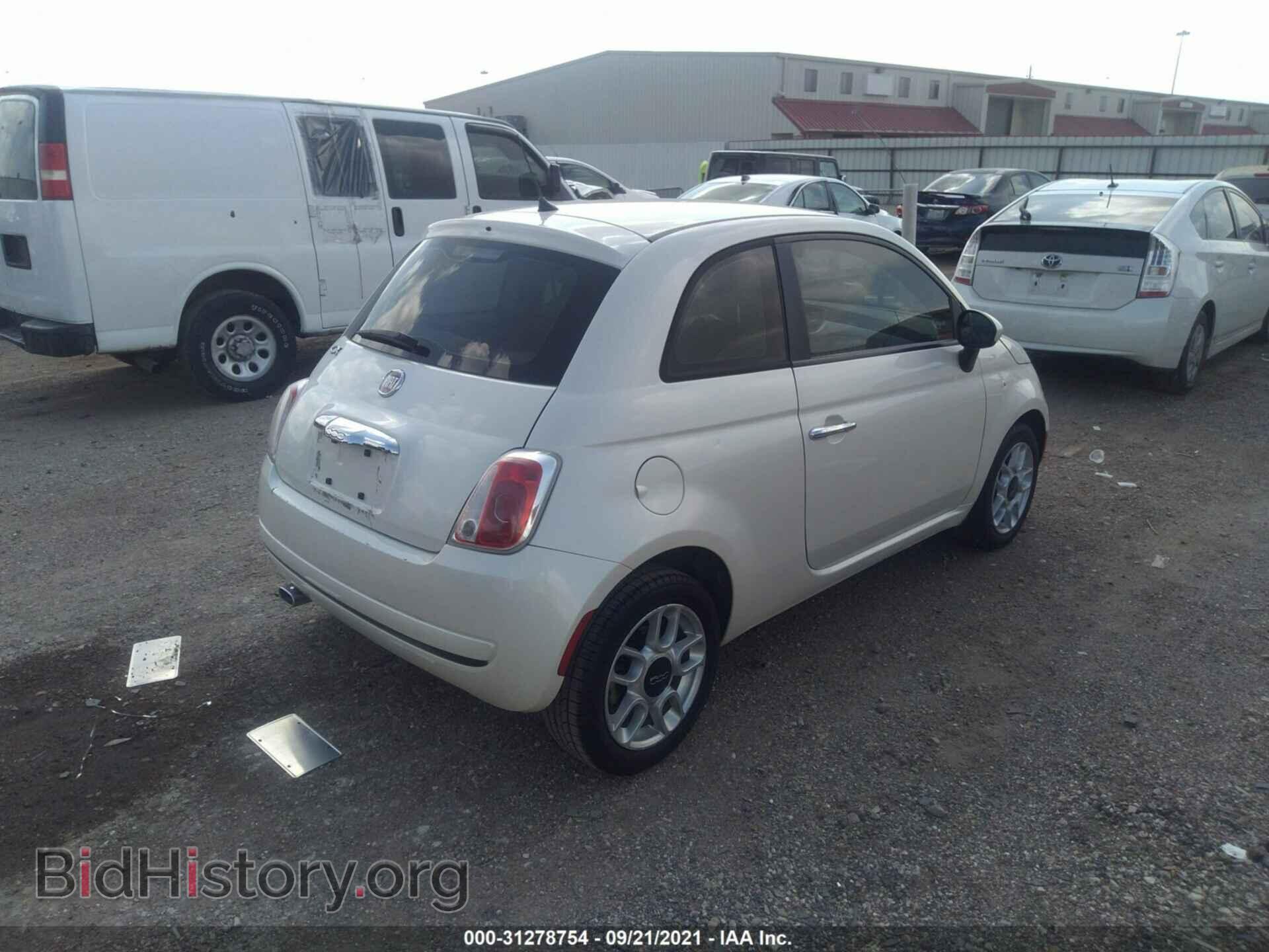 2012 FIAT 500 - VIN: 3C3CFFAR1CT355105 - Фото 4