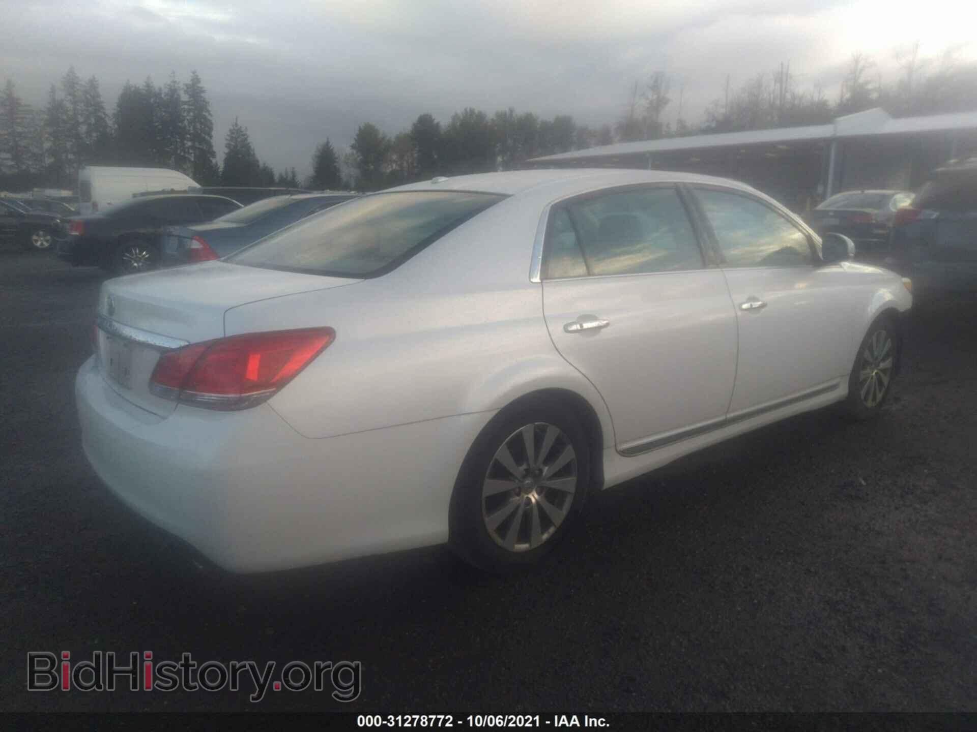 2011 TOYOTA AVALON - VIN: 4T1BK3DB1BU410085 - Фото 4