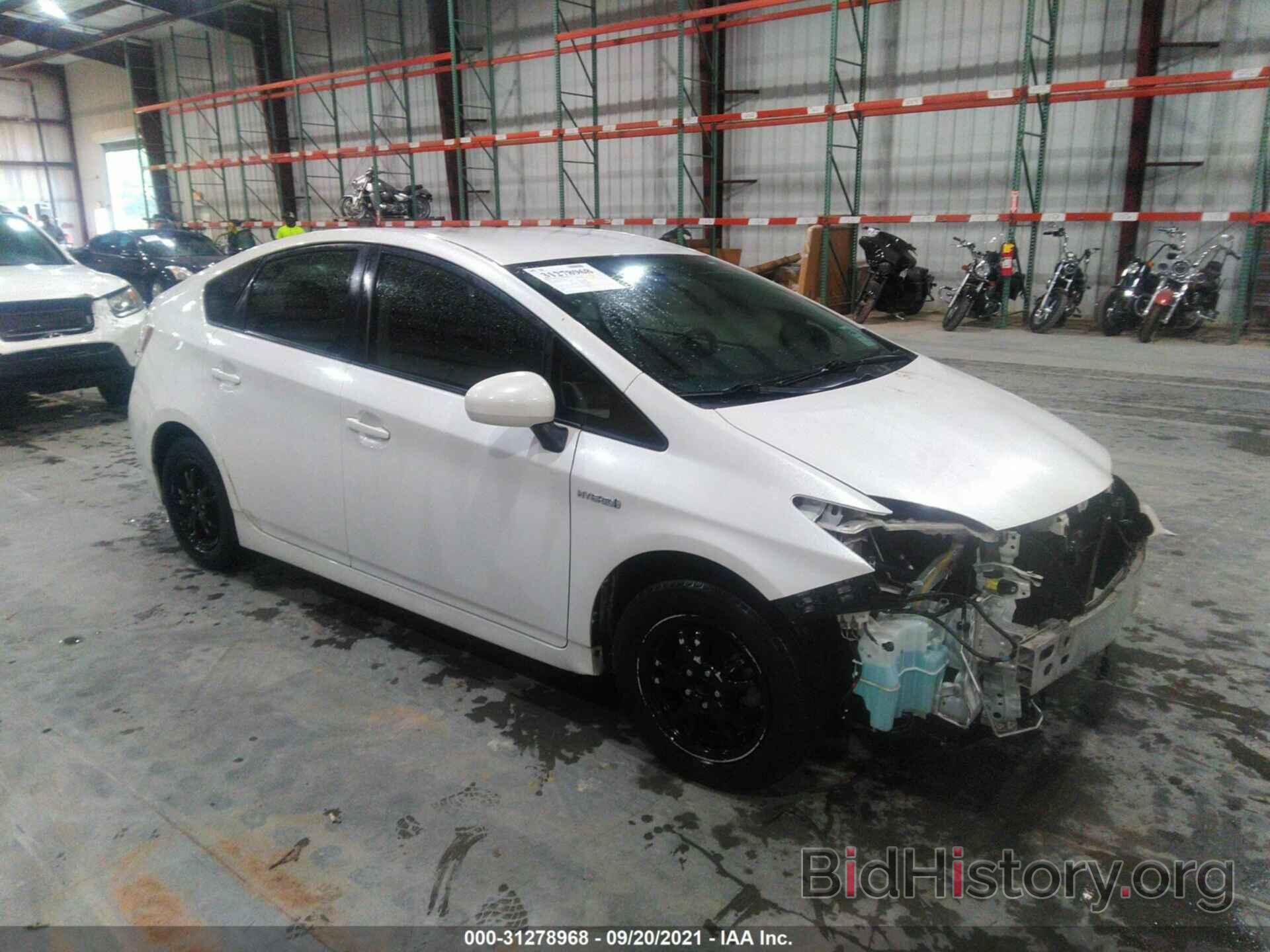 Photo JTDKN3DU4C5402524 - TOYOTA PRIUS 2012