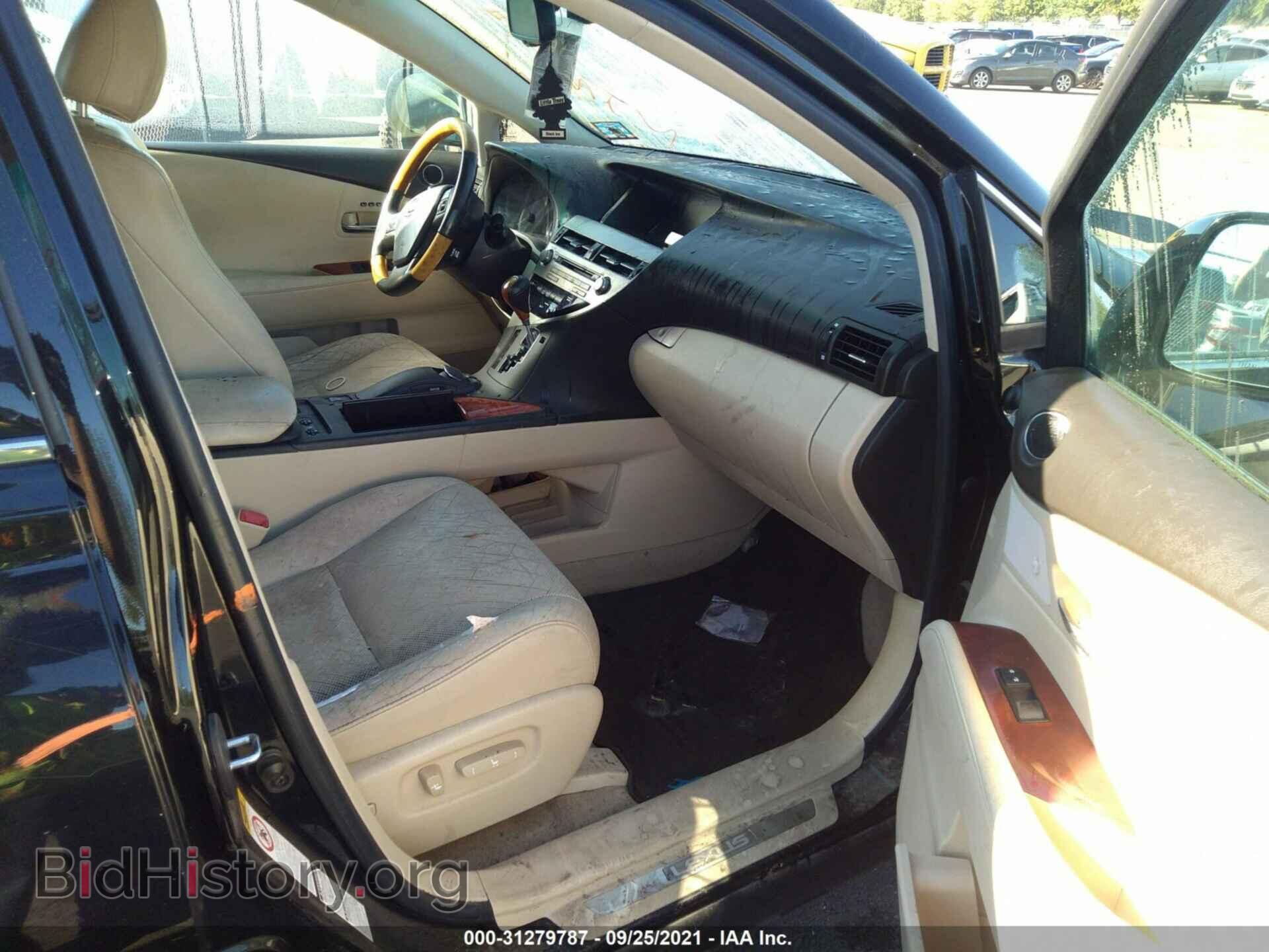 2010 LEXUS RX 350 - VIN: 2T2BK1BA5AC042469 - Фото 5