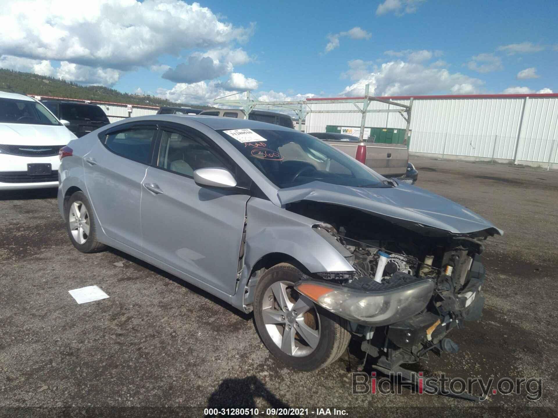 Photo 5NPDH4AE7CH072848 - HYUNDAI ELANTRA 2012