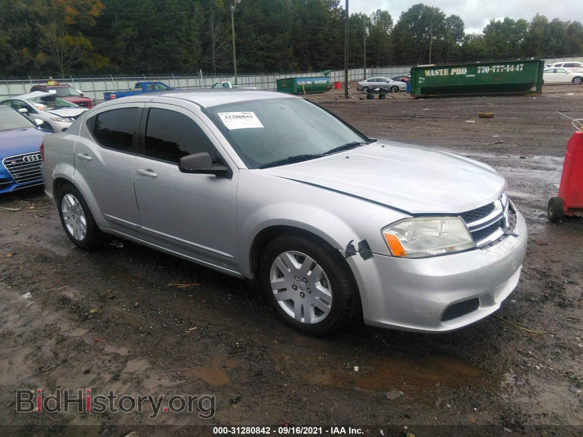 Photo 1C3CDZAB2CN134011 - DODGE AVENGER 2012