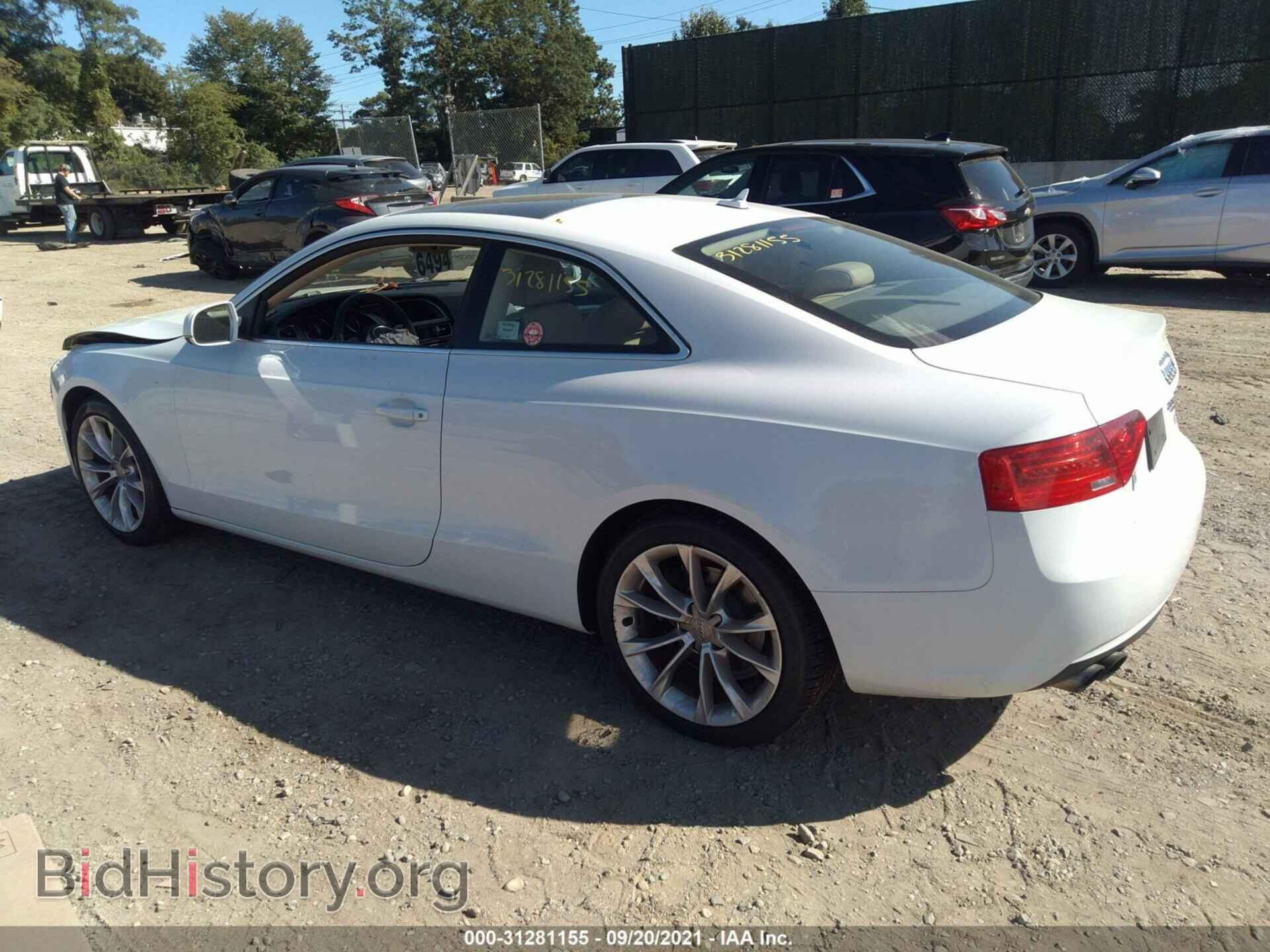 2013 AUDI A5 - VIN: WAULFAFR8DA036071 - Photo 3