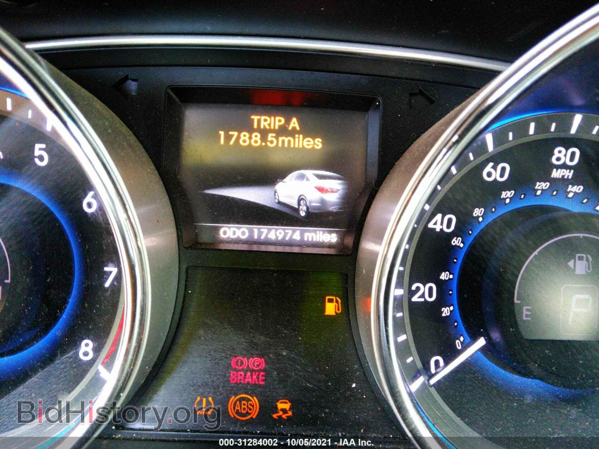2014 HYUNDAI SONATA - VIN: 5NPEC4AB7EH862727 - Фото 7