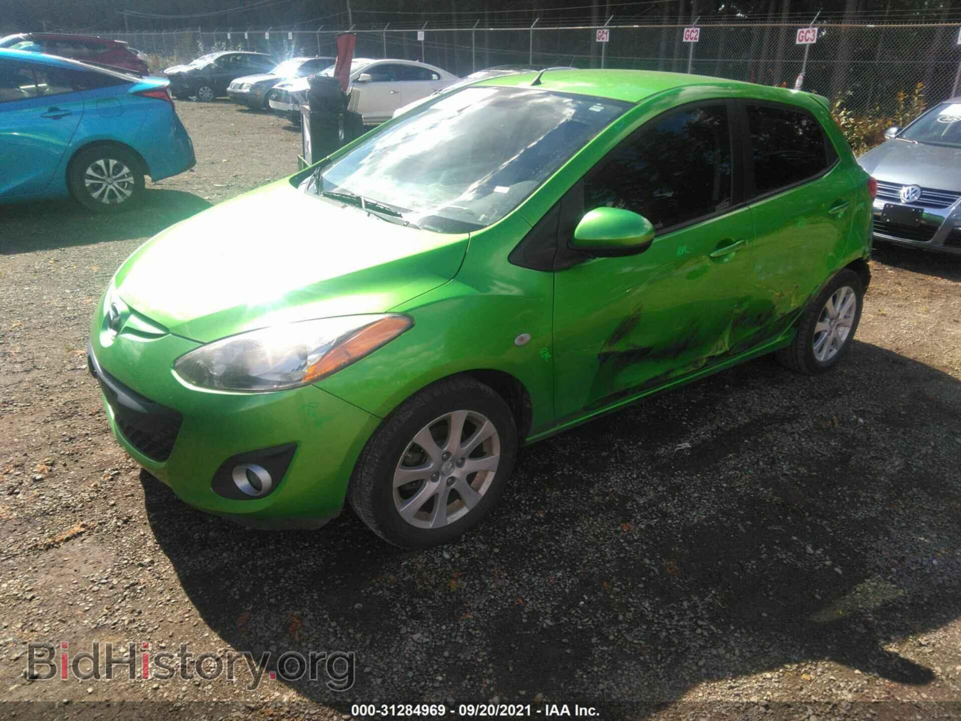 2012 MAZDA MAZDA2 - VIN: JM1DE1LZ6C0146264 - Фото 2