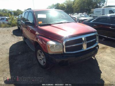 2006 Dodge DURANGO SXT, maroon — VIN 1D4HD38K06F110232, IAAI