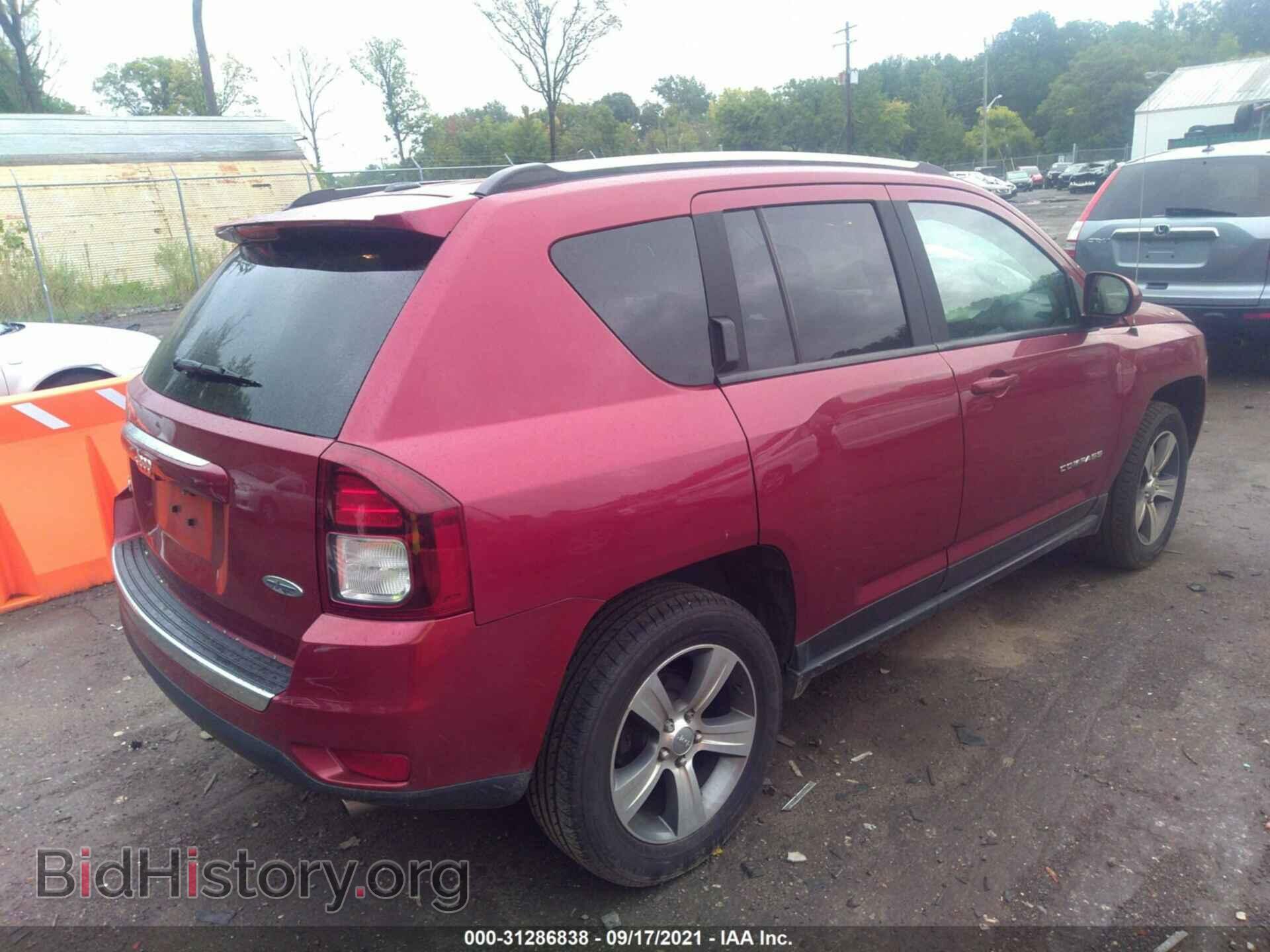 2016 JEEP COMPASS - VIN: 1C4NJDEB6GD767892 - Фото 4